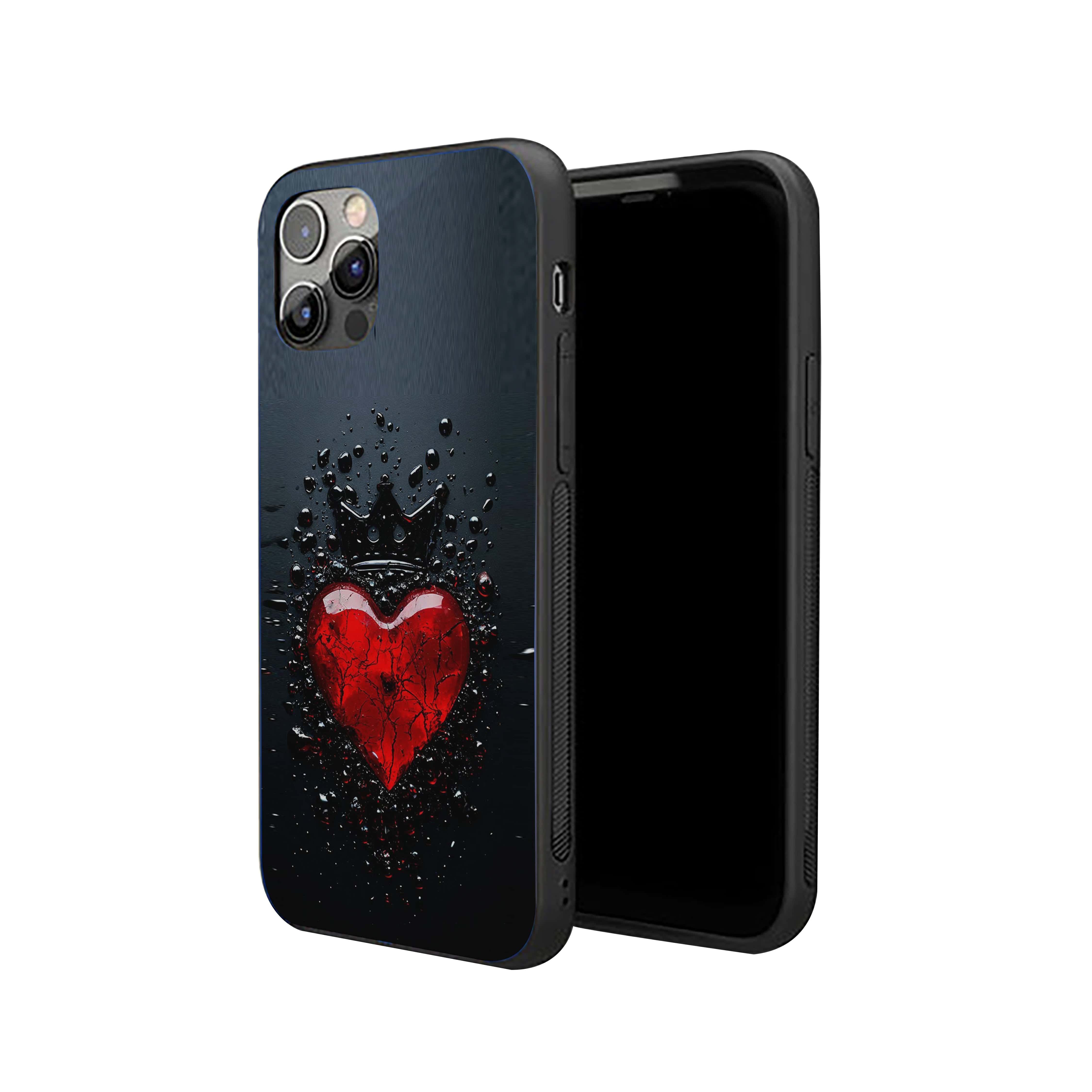Heart Theme Silicone Armored Phone Case