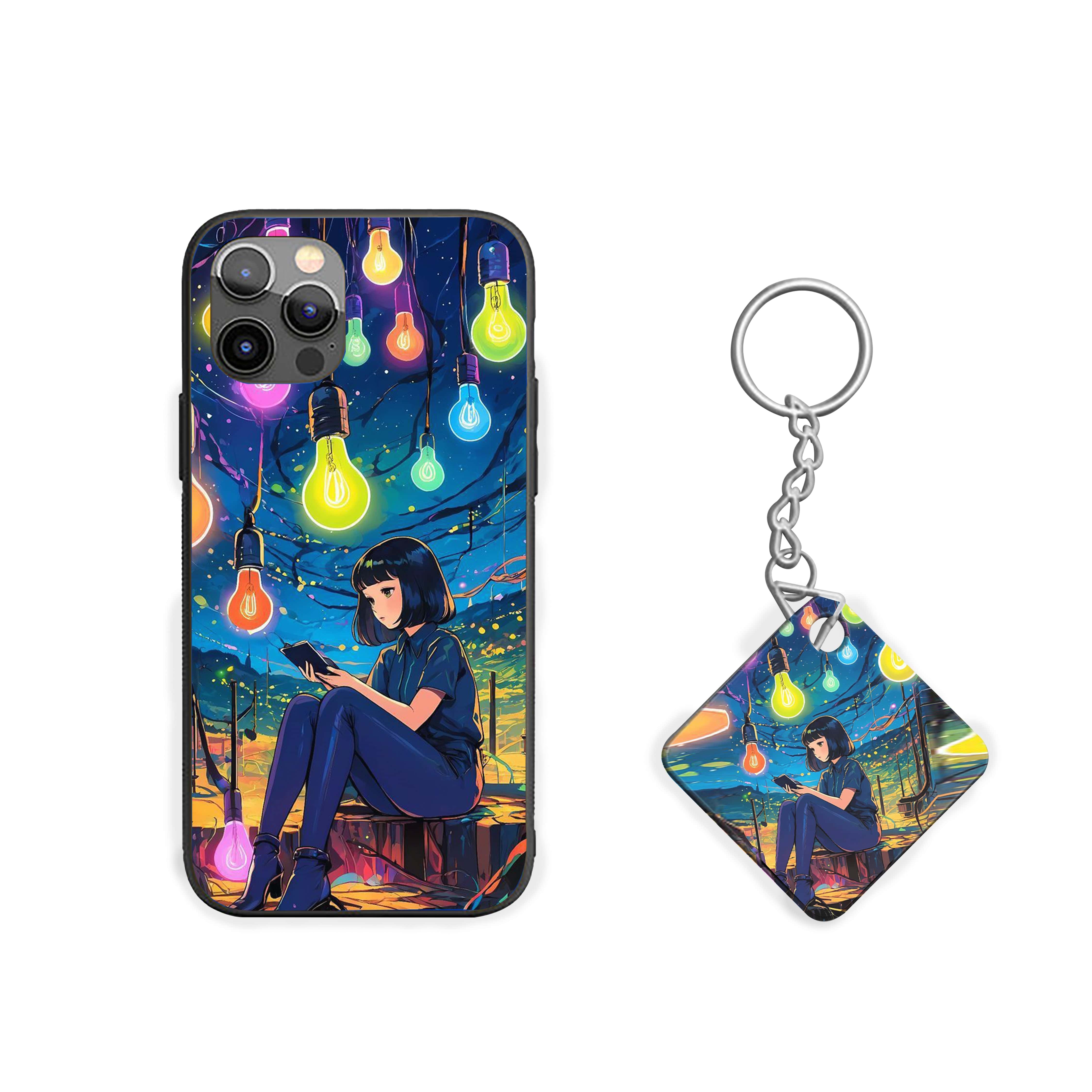 Girl With Textbook Silicone Armored Phone Case