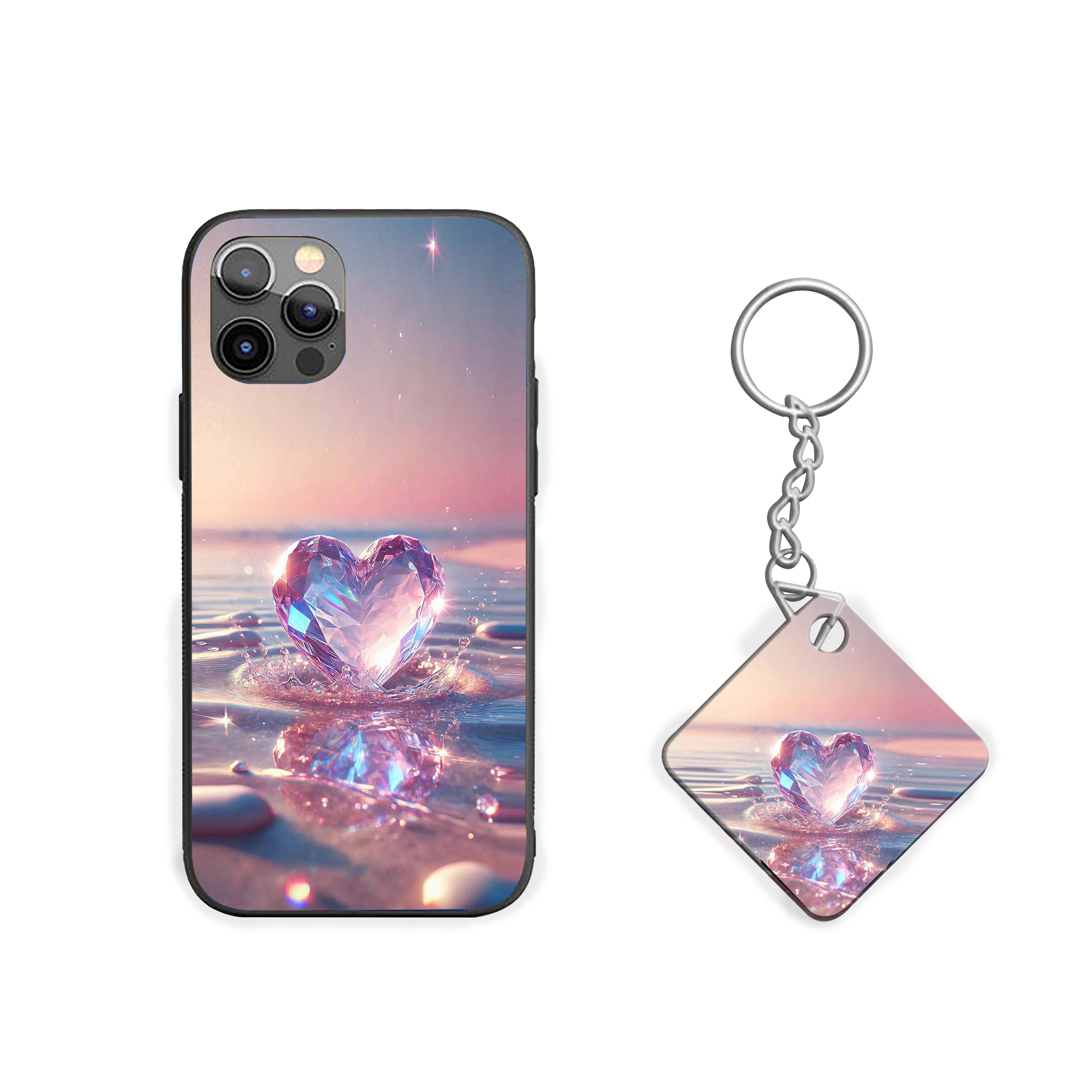 Water Theme Heart Silicone Armored Phone Case