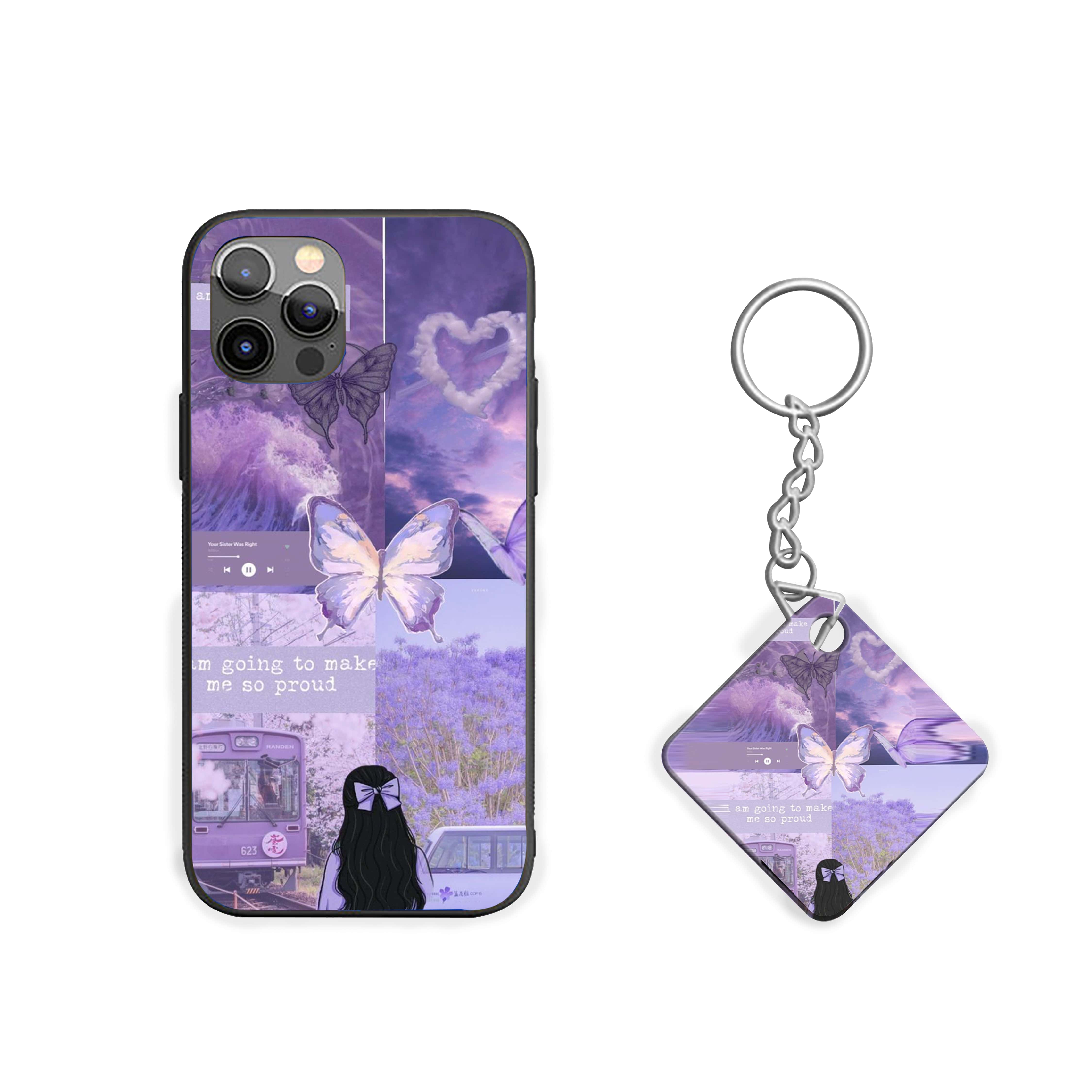 Butterfly Blue Love Theme Silicone Armored Phone Case