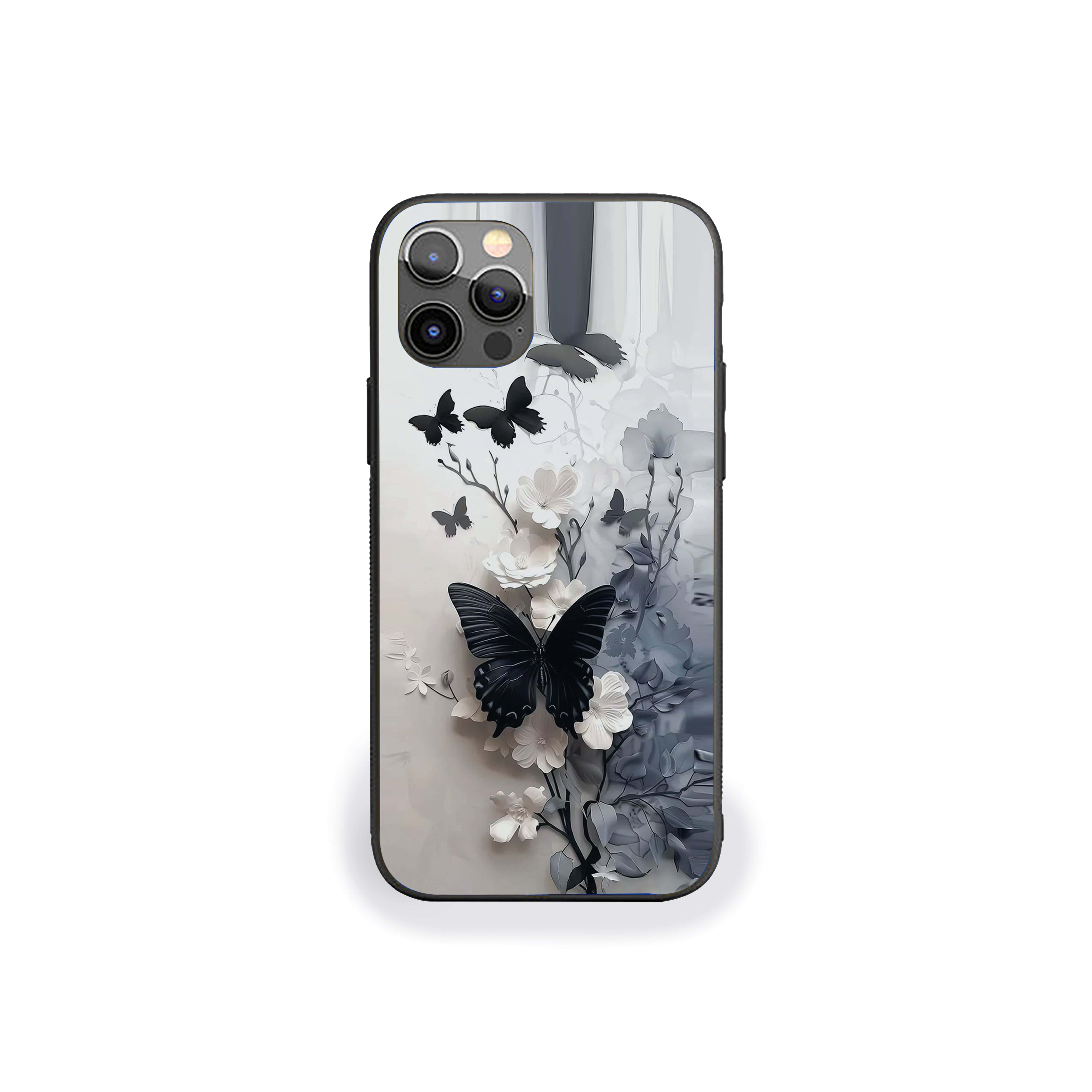 Butterfly Painting Silicone Armored Phone Case