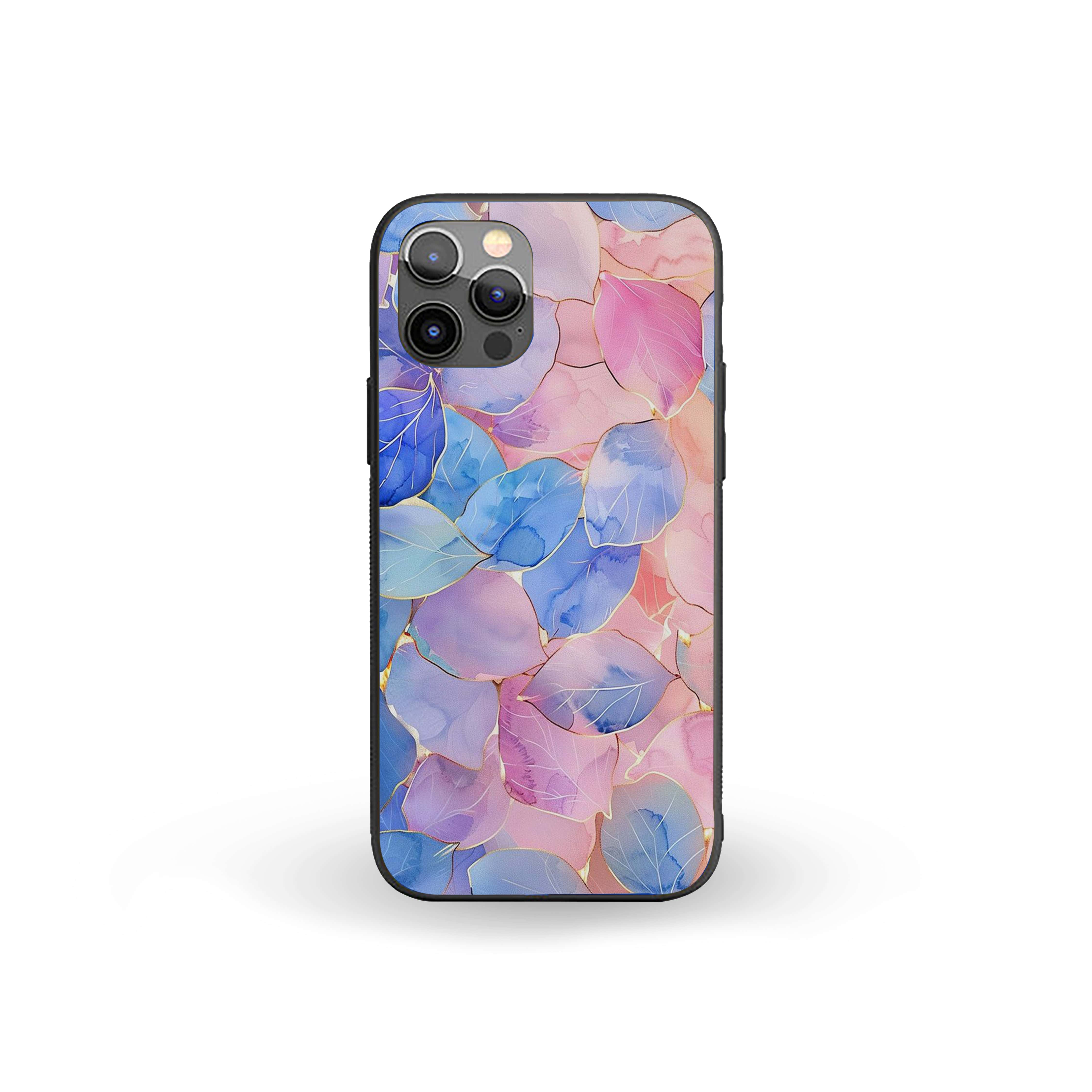 Multicolour Leaf Silicone Armored Phone Case