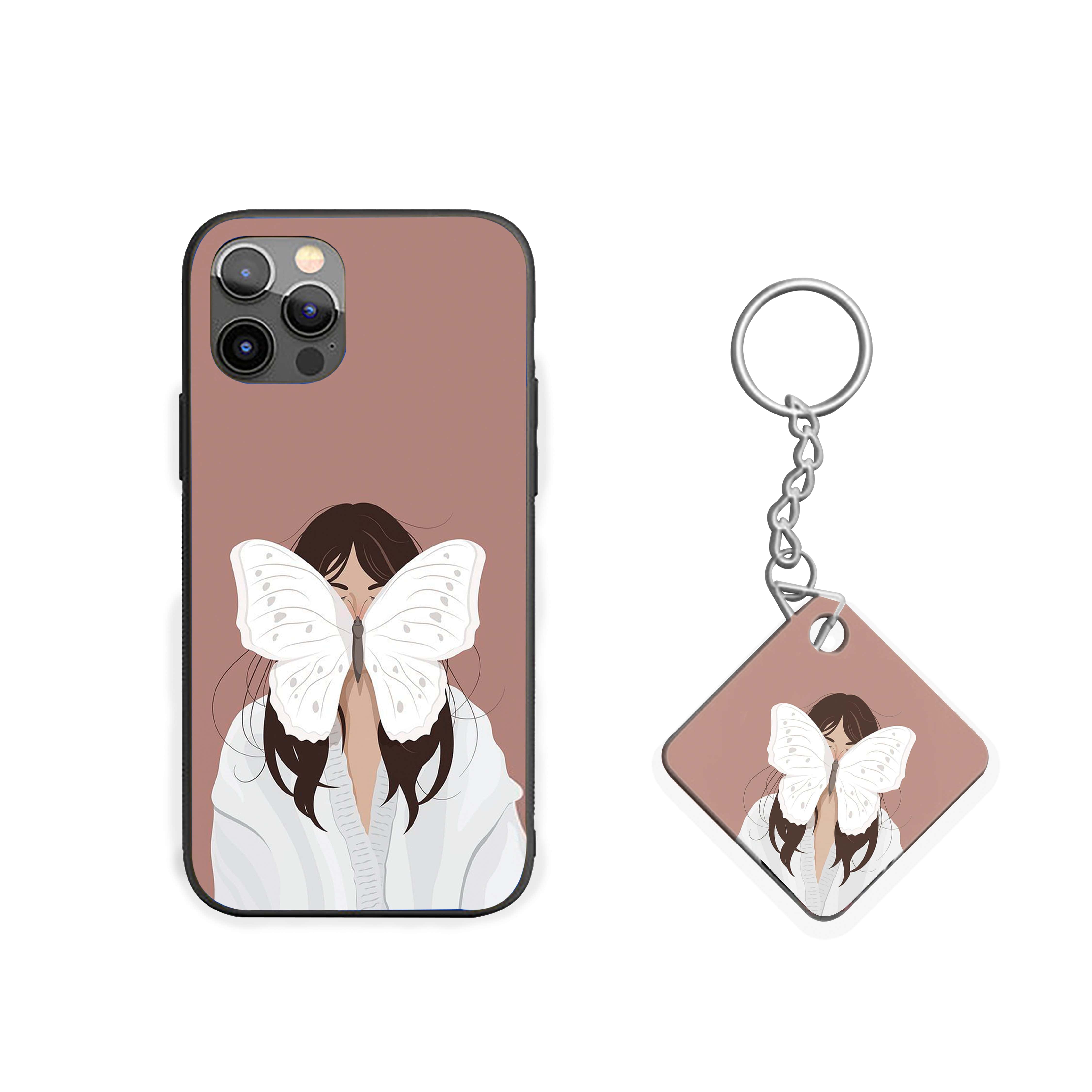 White Butterfly Girls Silicone Armored Phone Case