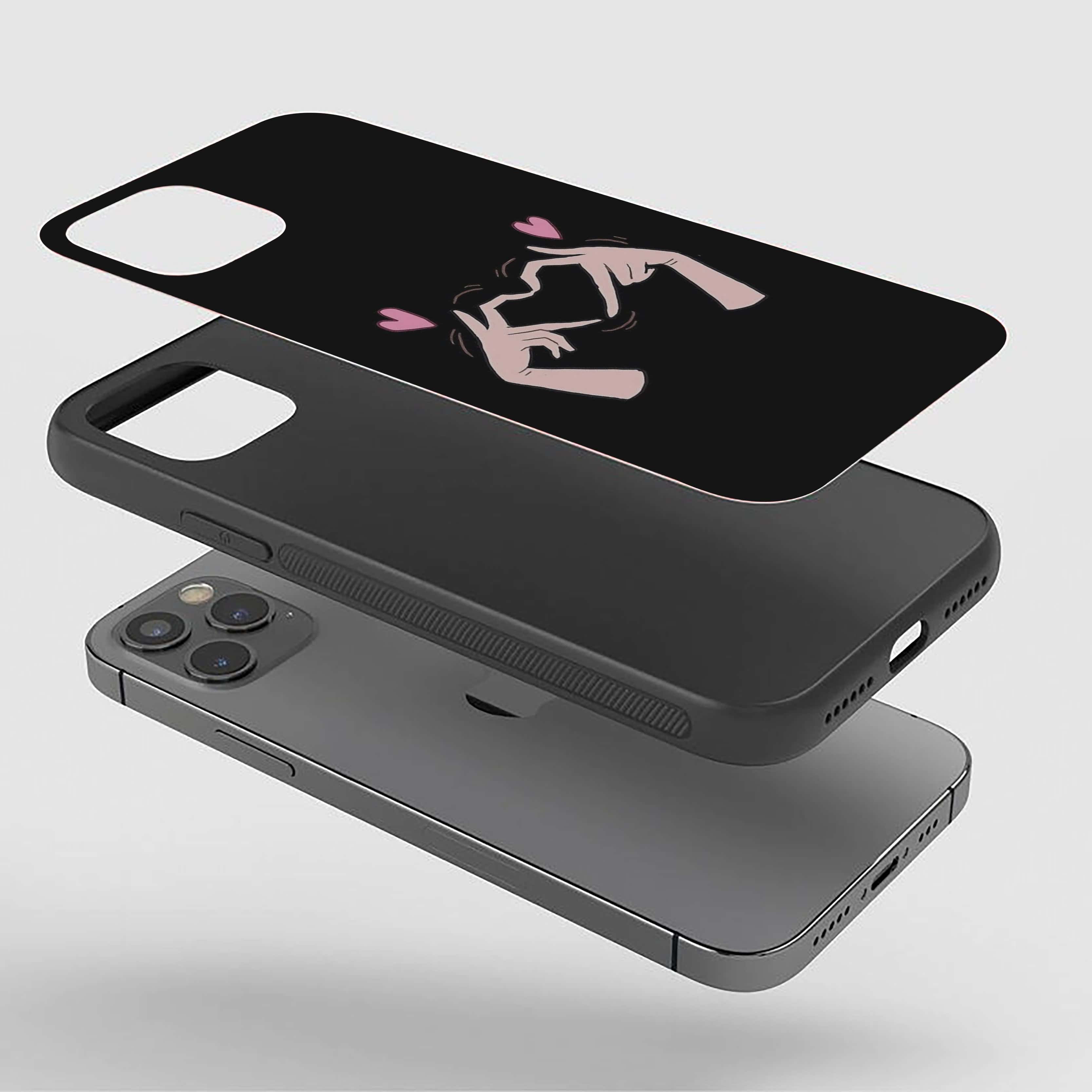 Love Fingers Girls Silicone Armored Phone Case