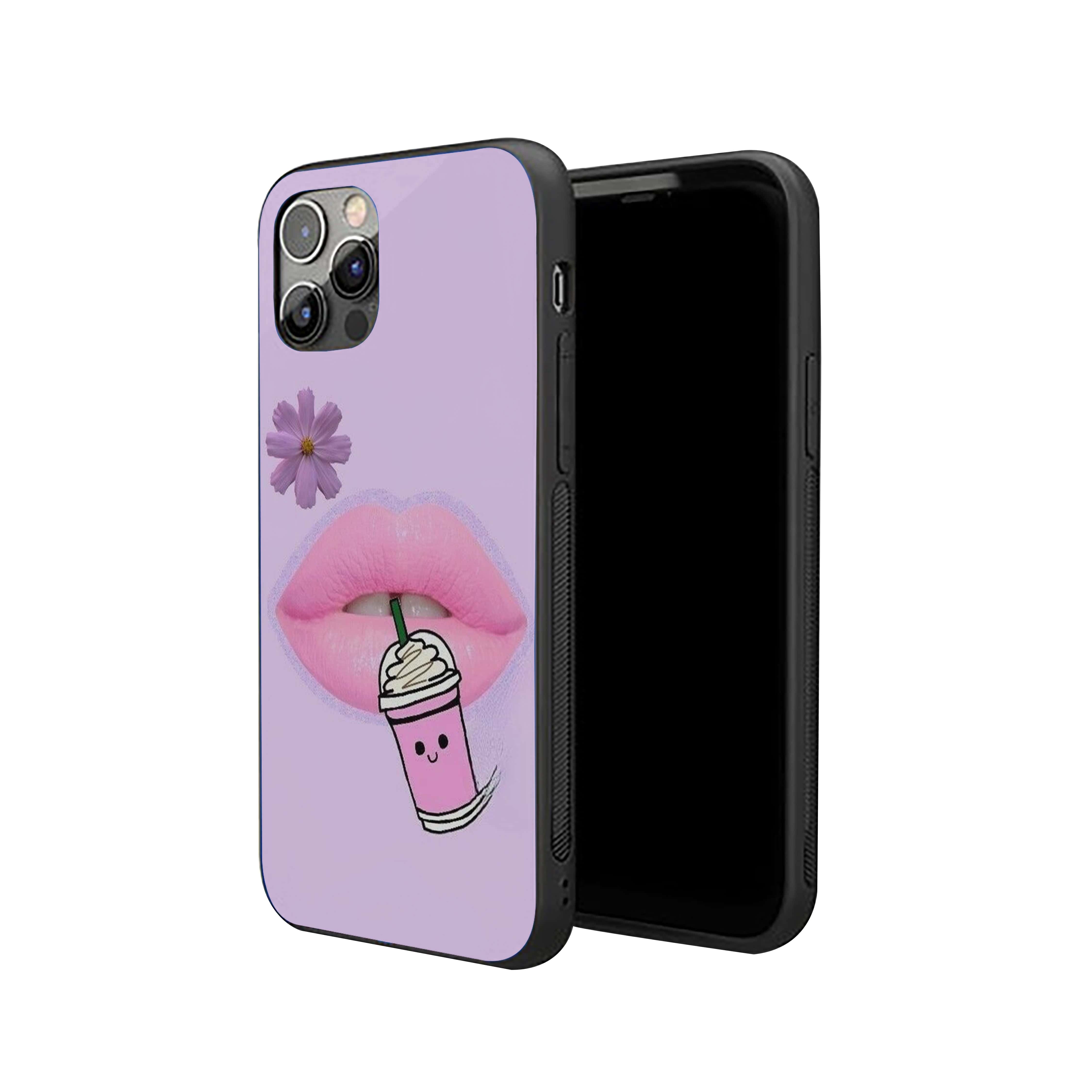 Girl Lips Silicone Armored Phone Case