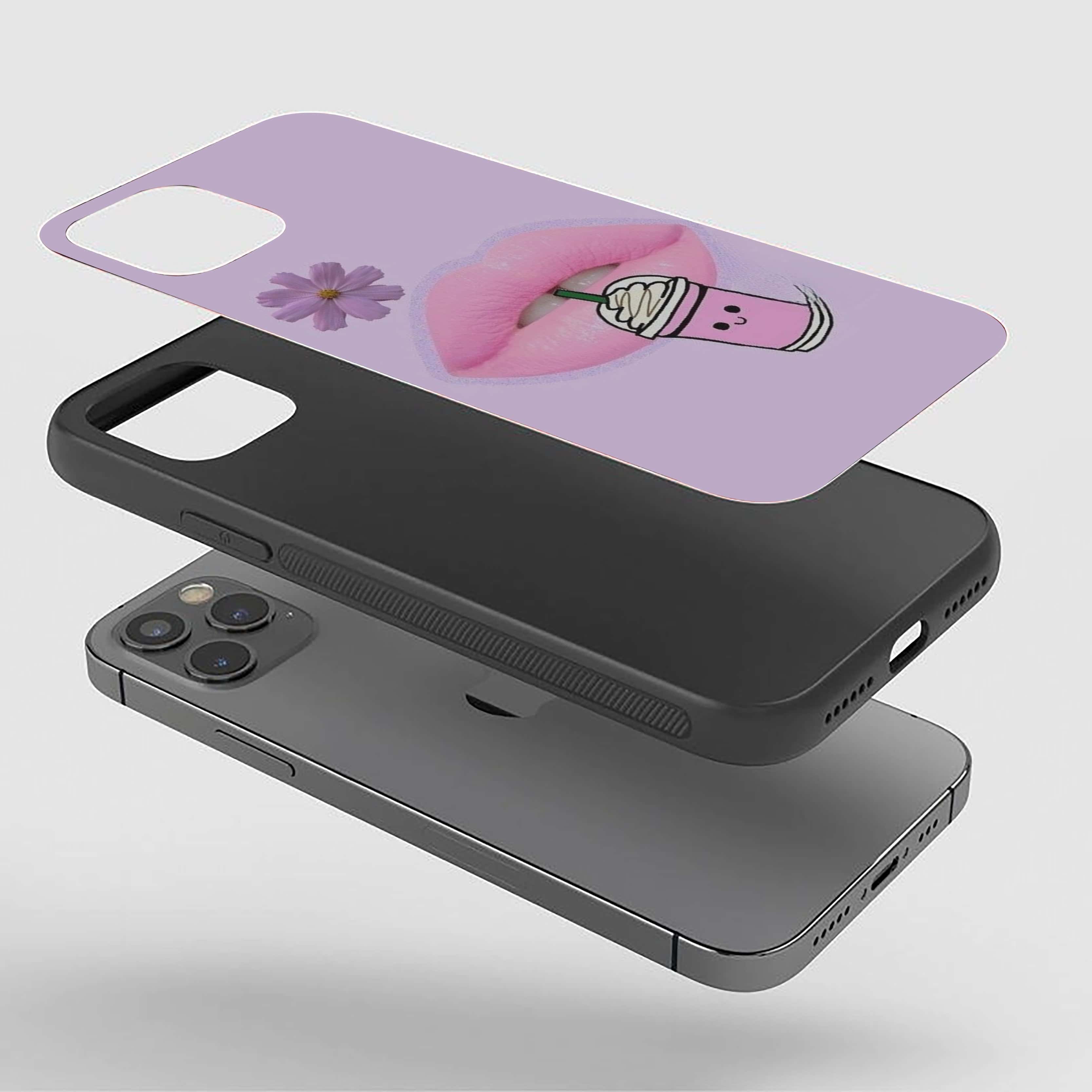 Girl Lips Silicone Armored Phone Case