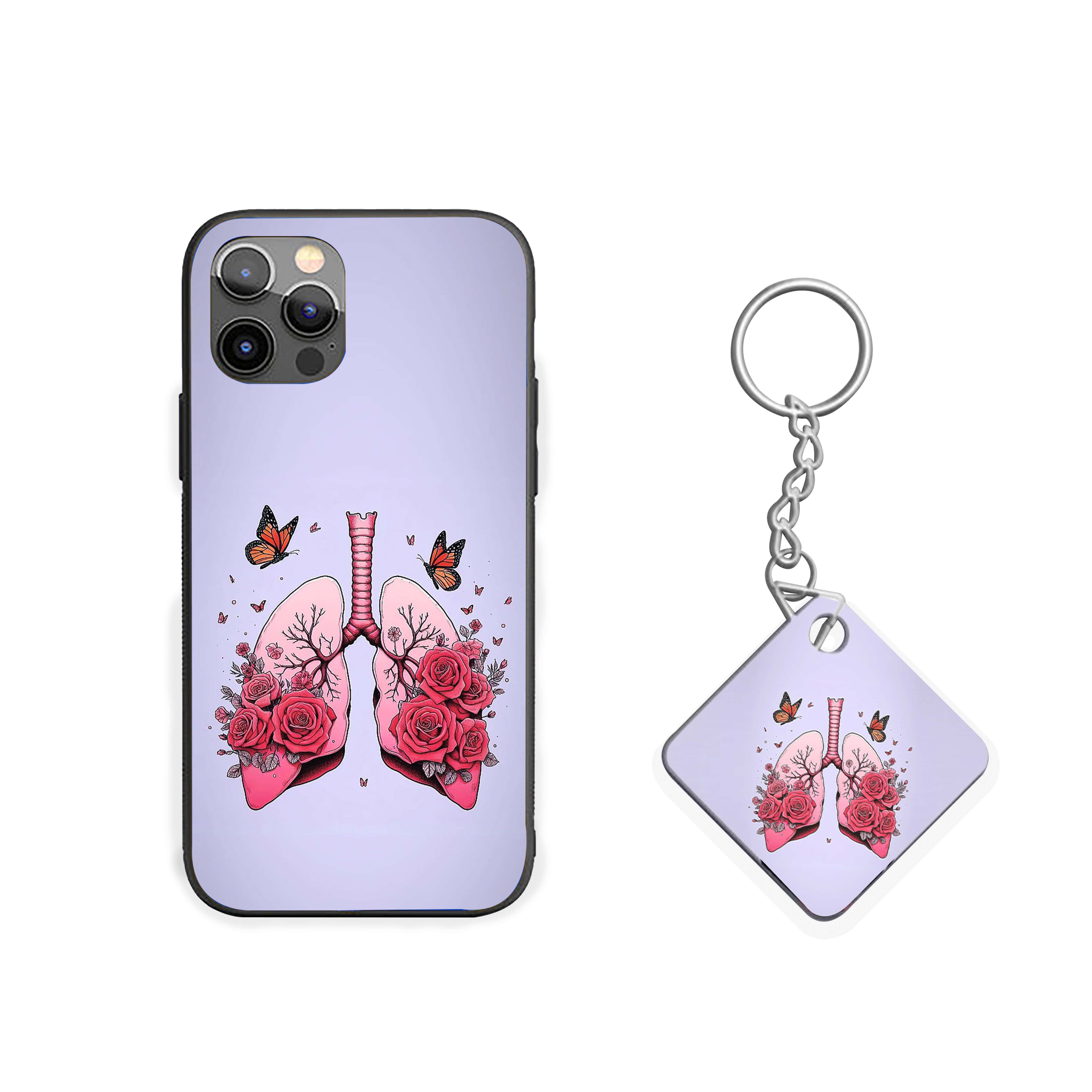 Butterfly Roses Silicone Armored Phone Case