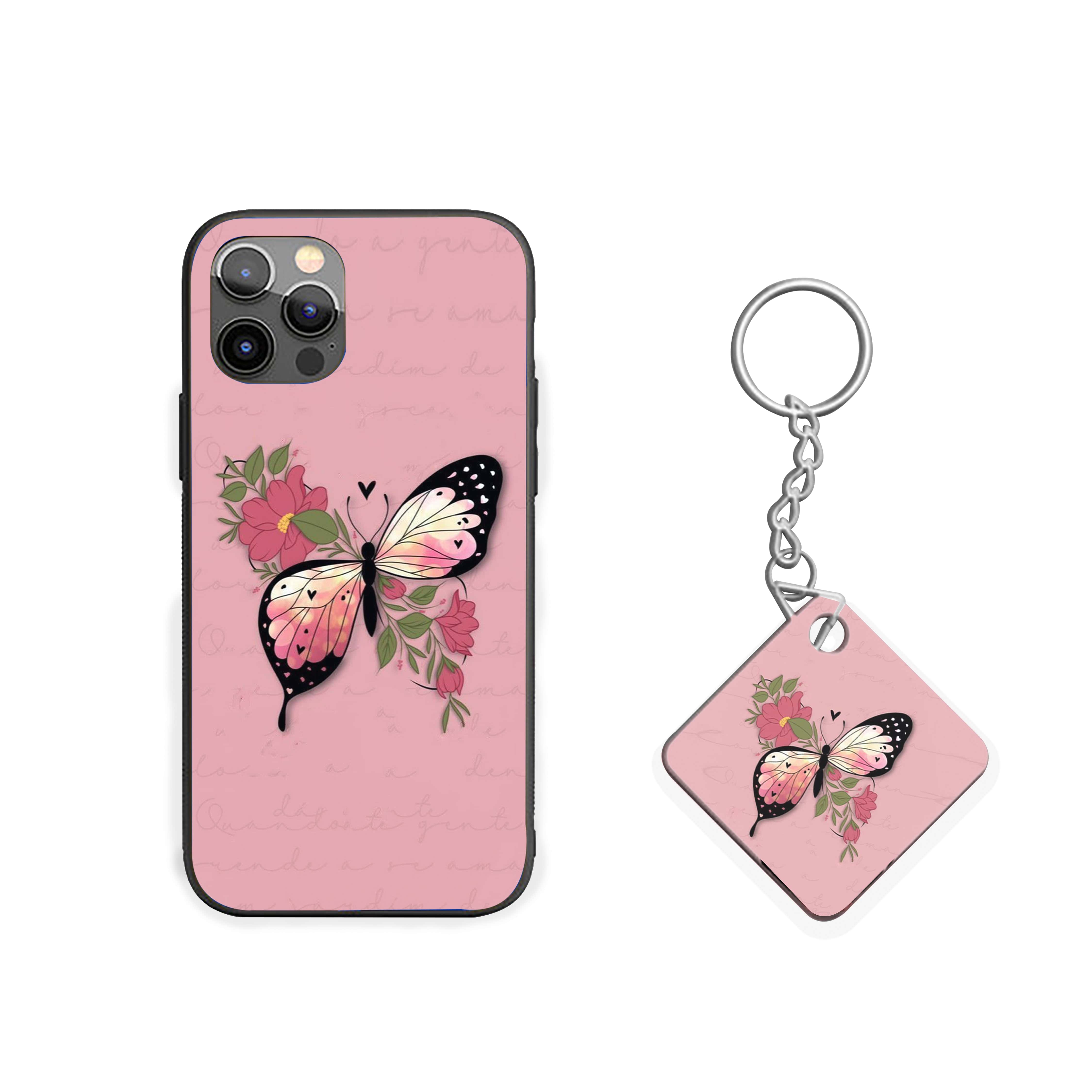 Black Wings Butterfly Silicone Armored Phone Case
