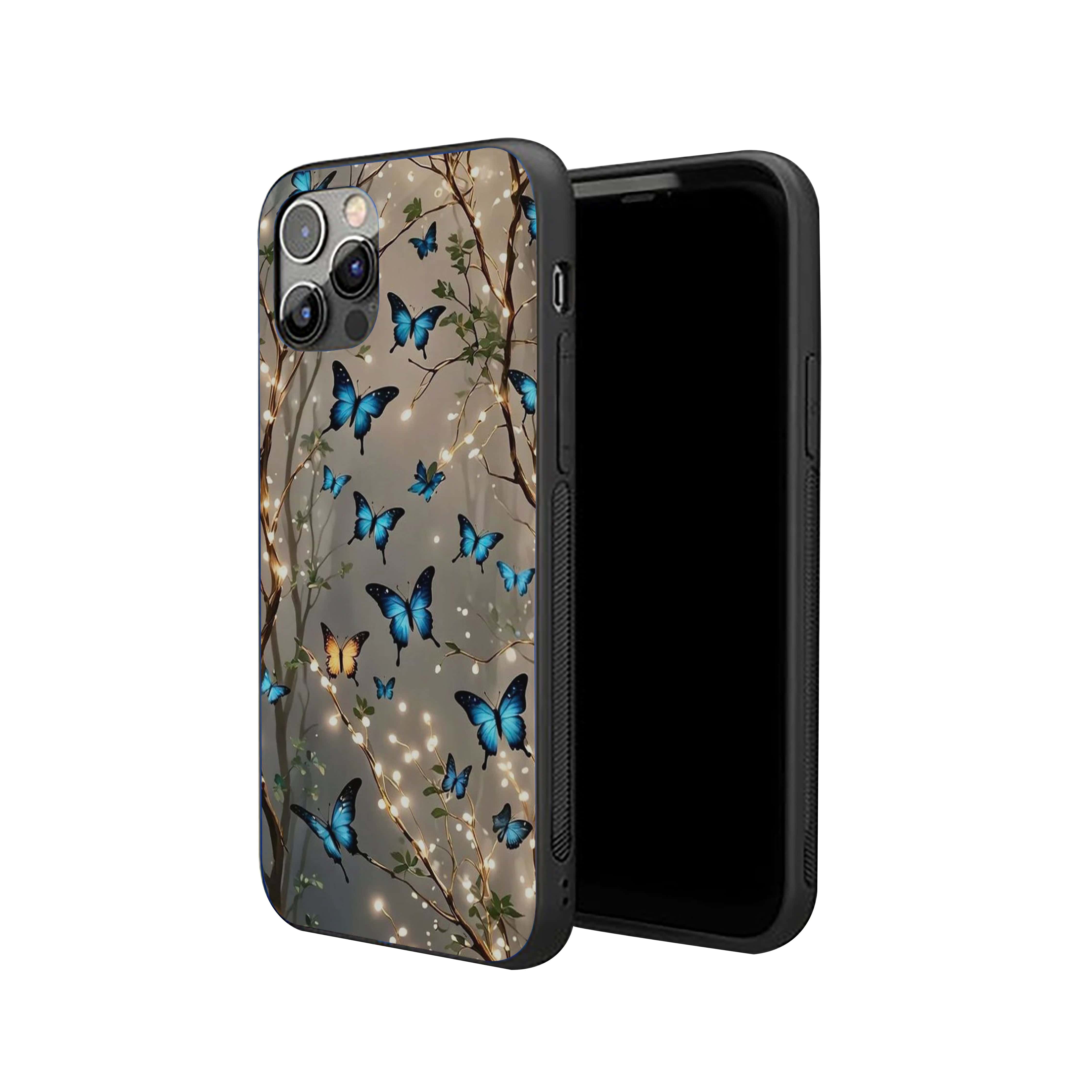 Flying Butterfly Girls Silicone Armored Phone Case
