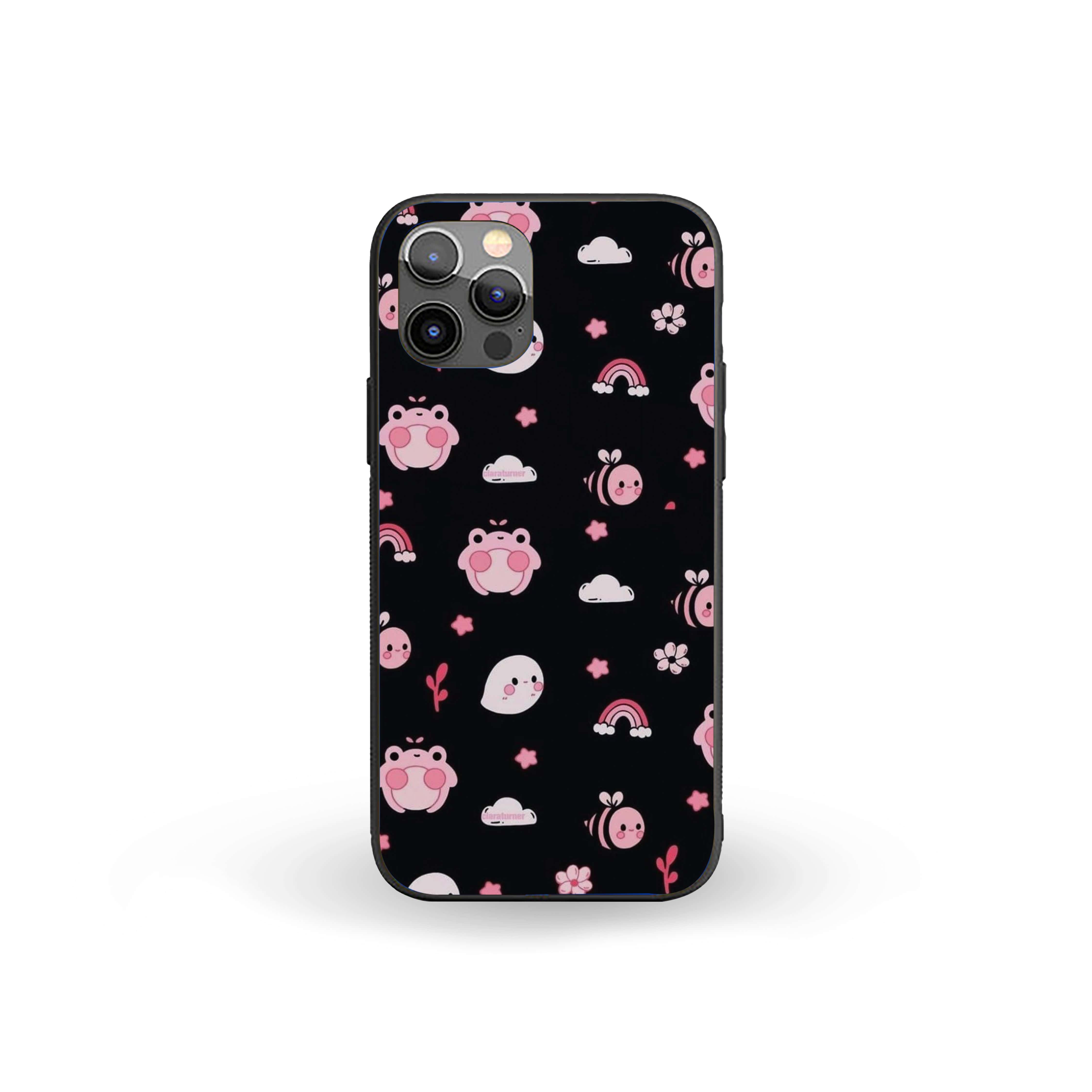 Cartoon Theme Girls Silicone Armored Phone Case