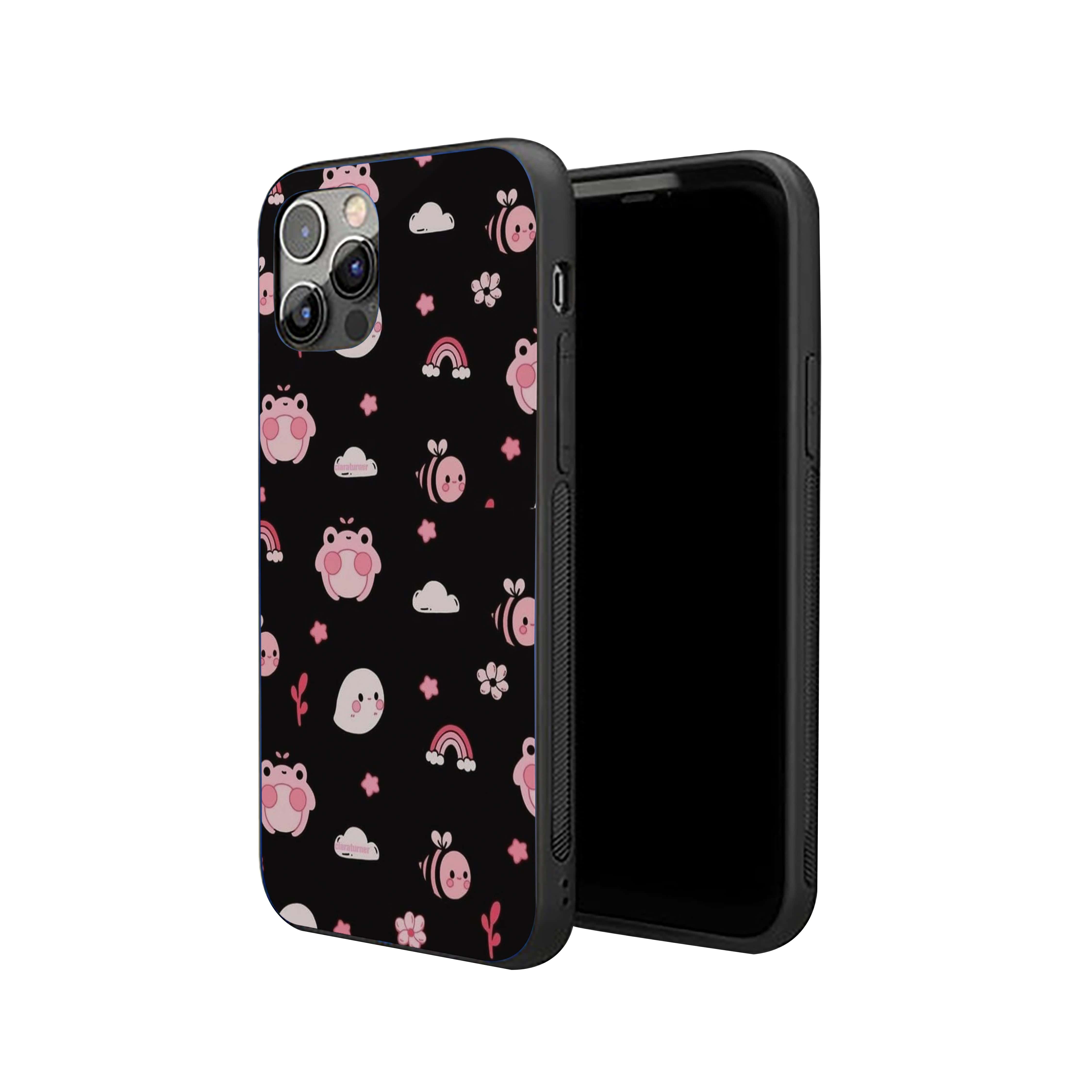 Cartoon Theme Girls Silicone Armored Phone Case