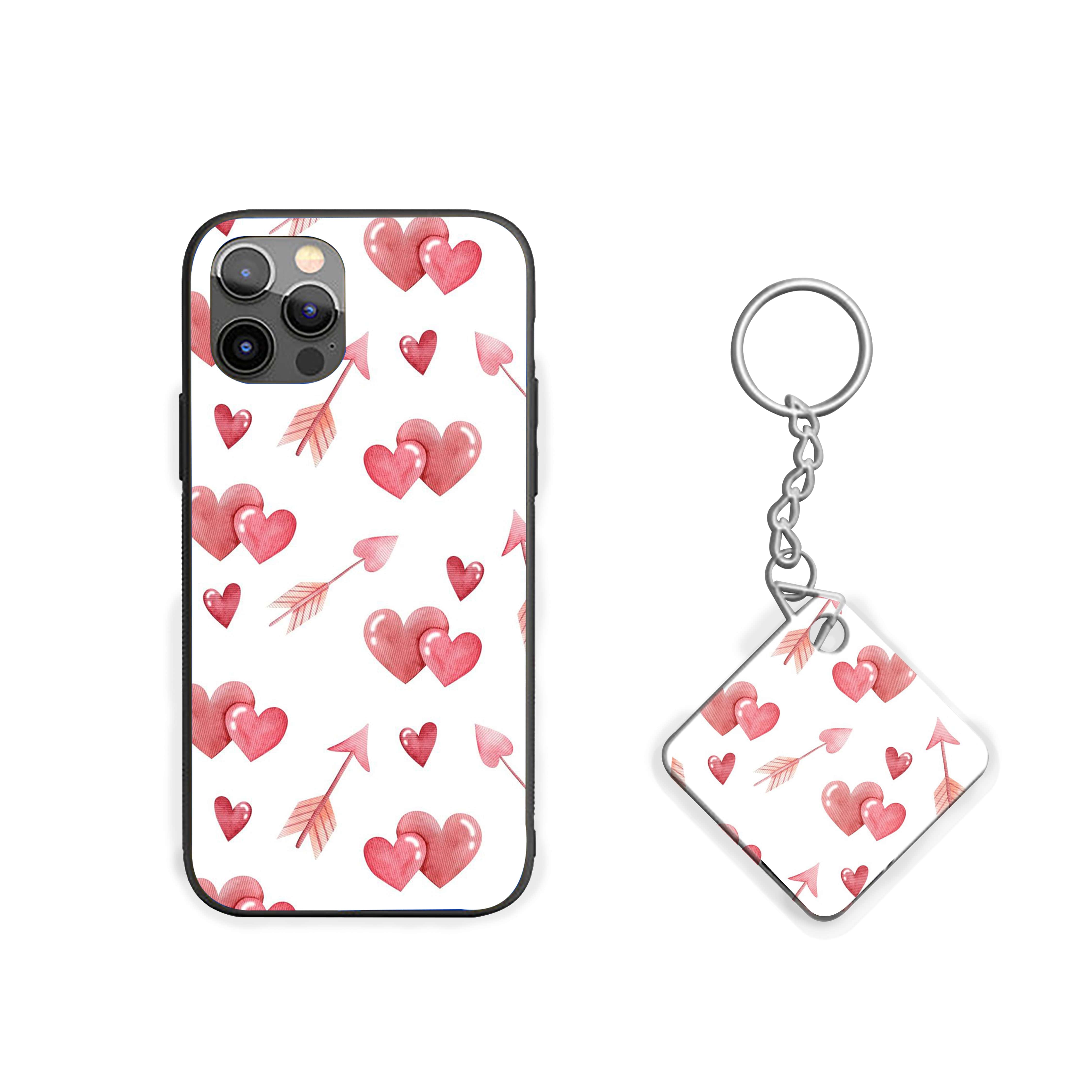 Couple Heart Love Theme Silicone Armored Phone Case