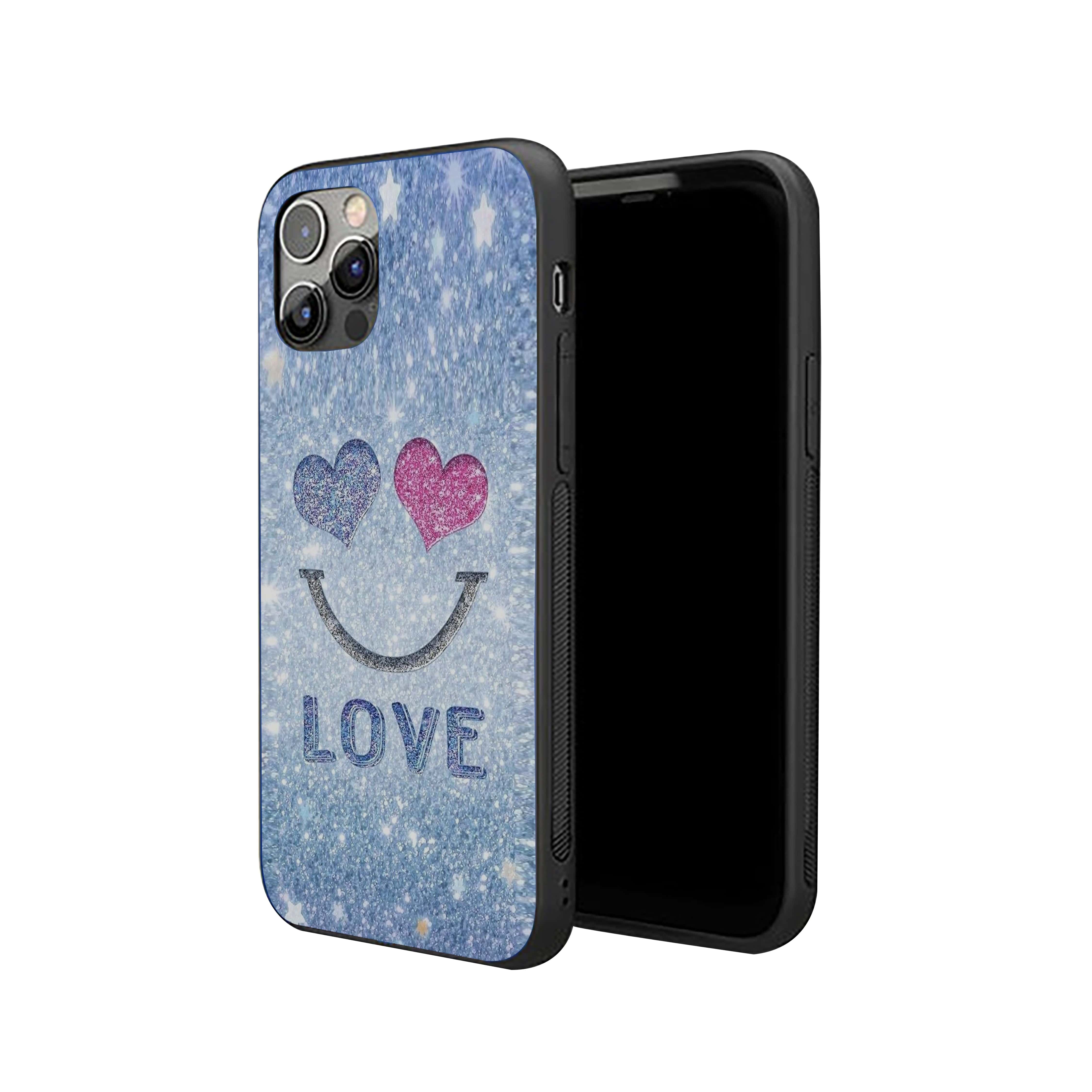 Heart Togather Love Theme Silicone Armored Phone Case