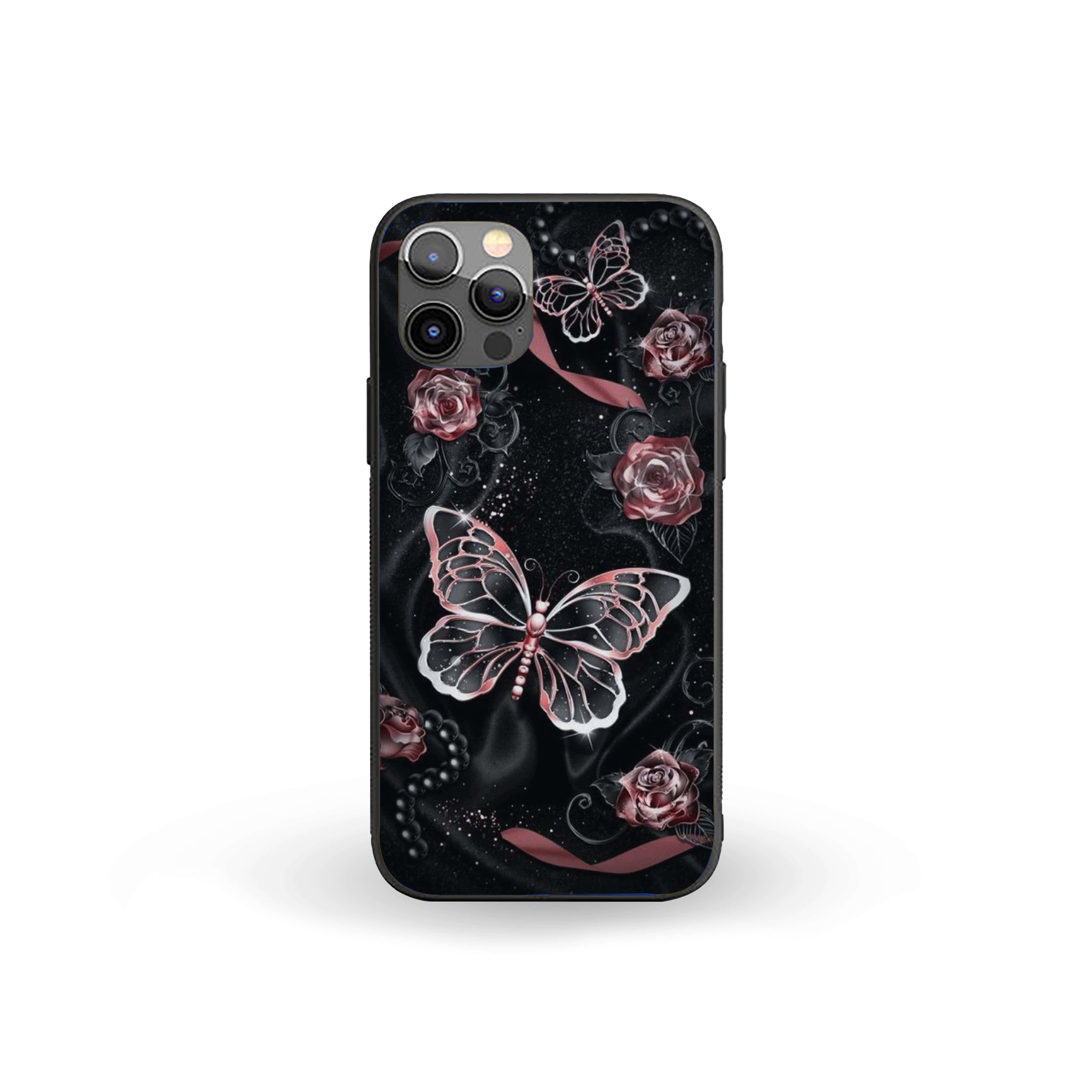 Butterfly Collage Girls Silicone Armored Phone Case
