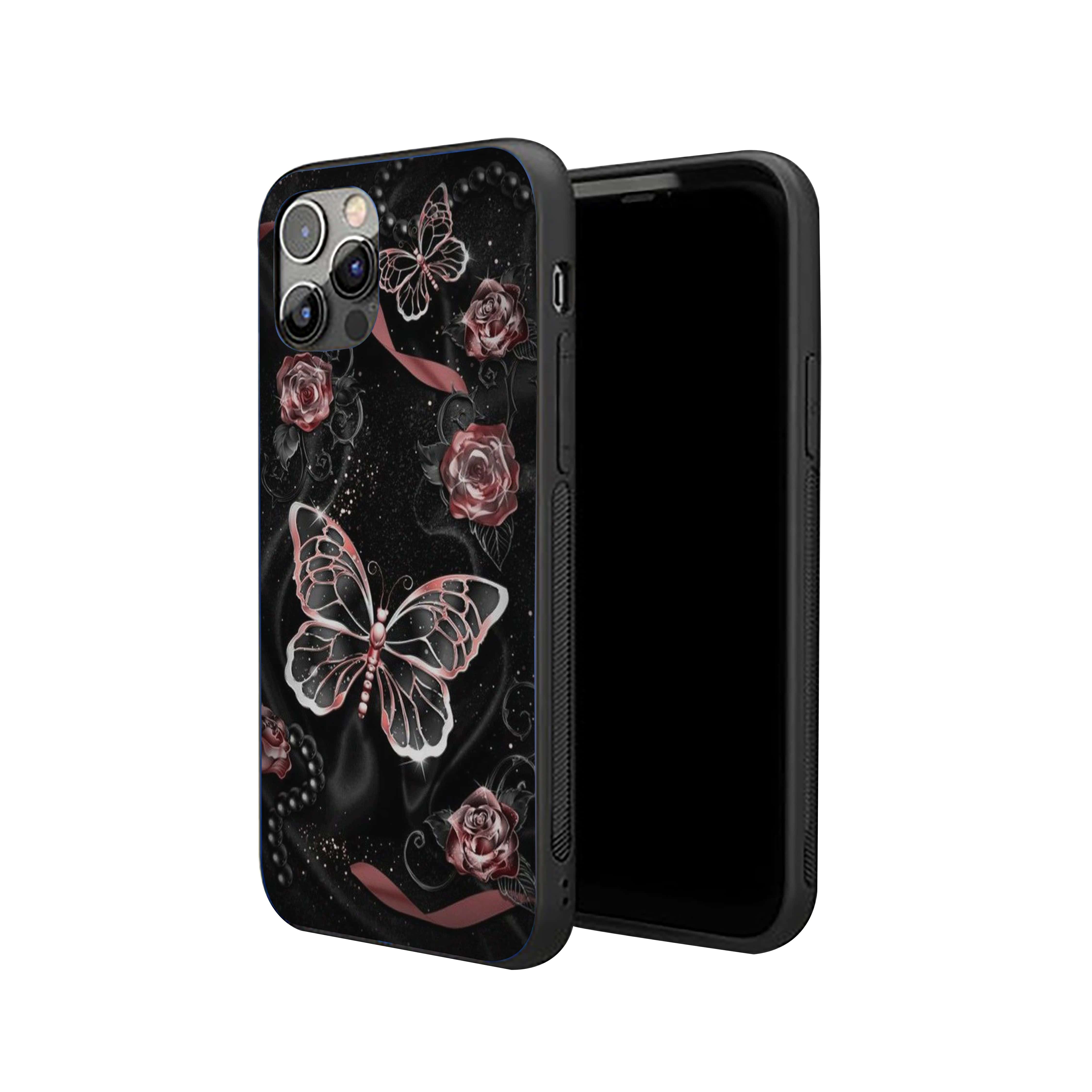 Butterfly Collage Girls Silicone Armored Phone Case