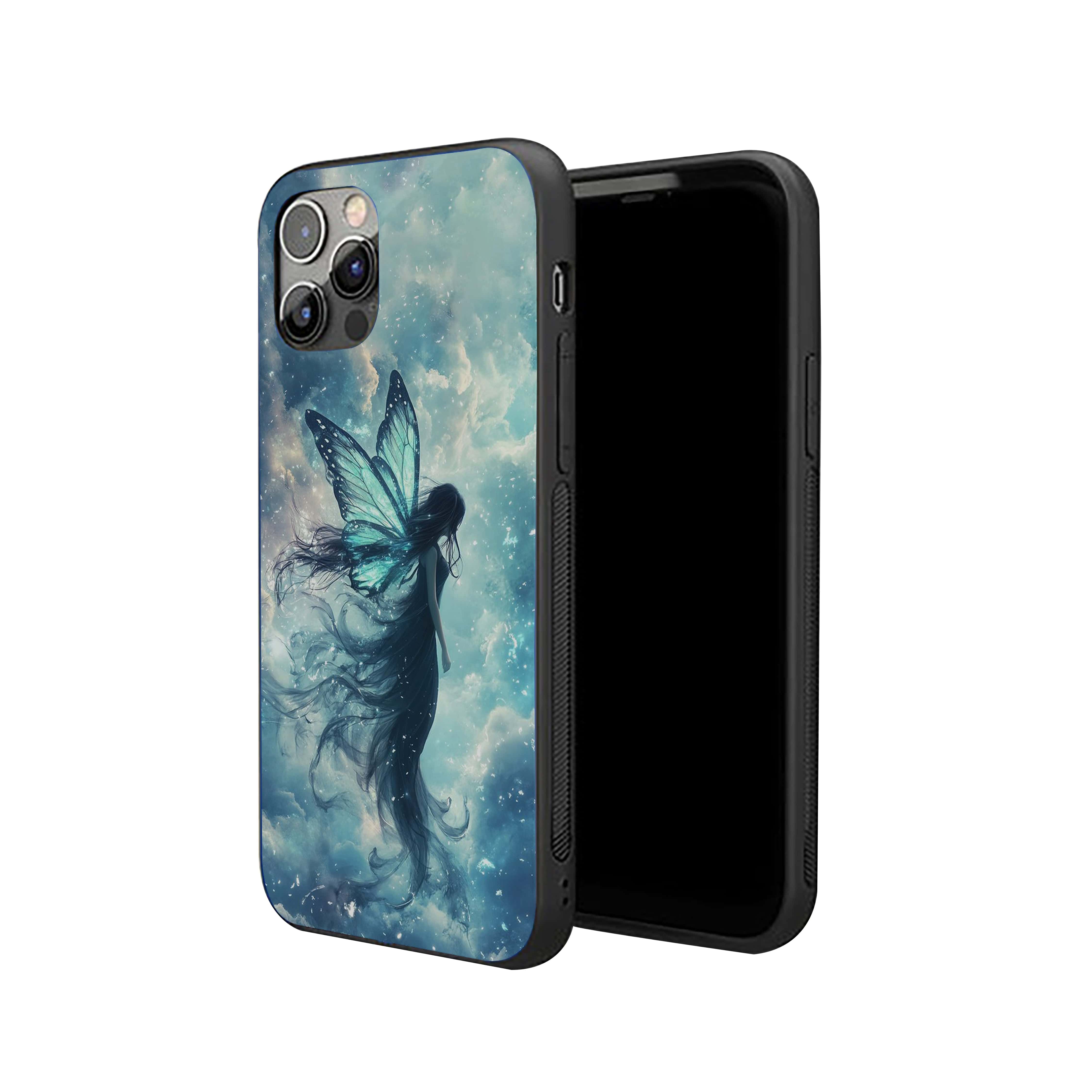 Butterfly Girl Silicone Armored Phone Case