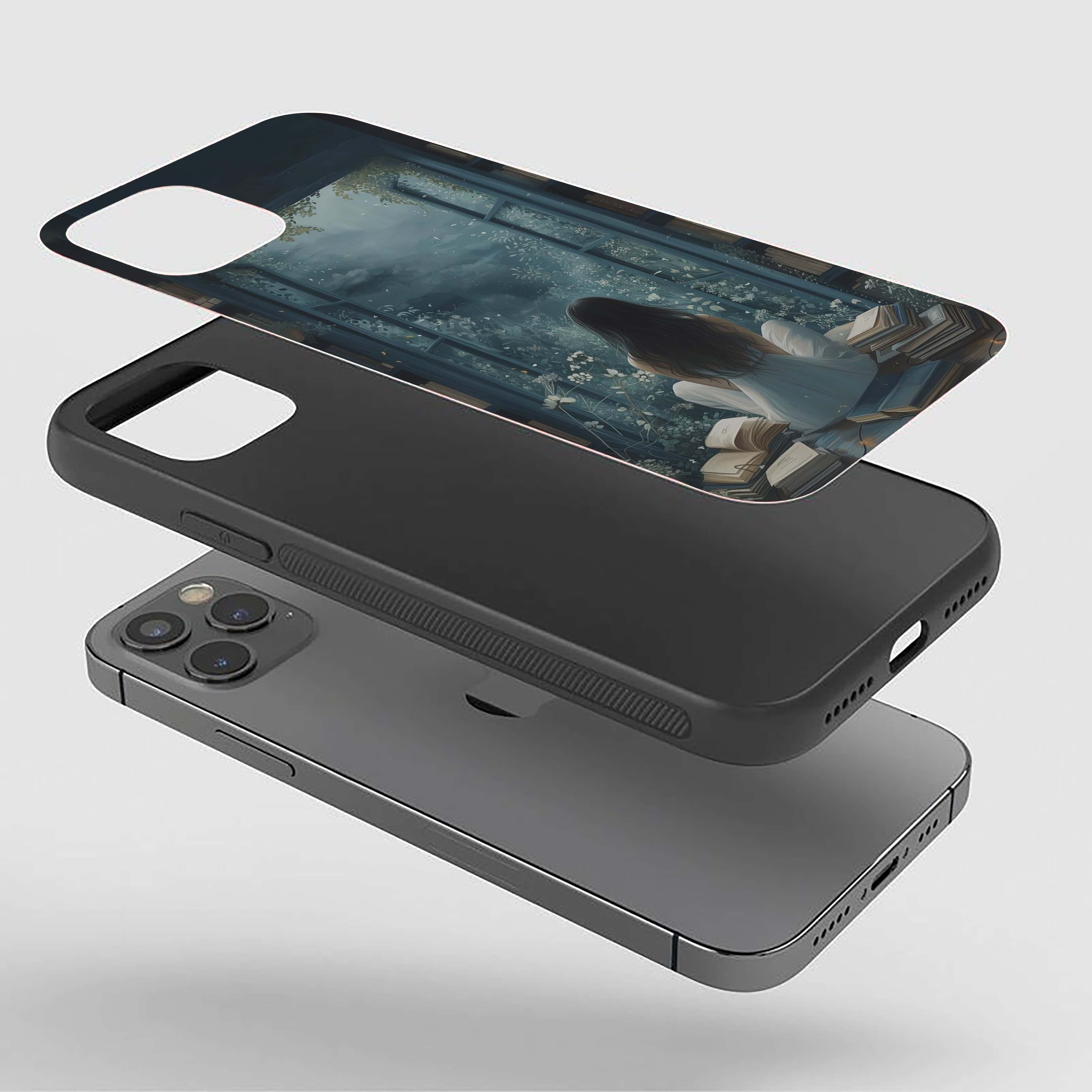 Alone Girls Silicone Armored Phone Case