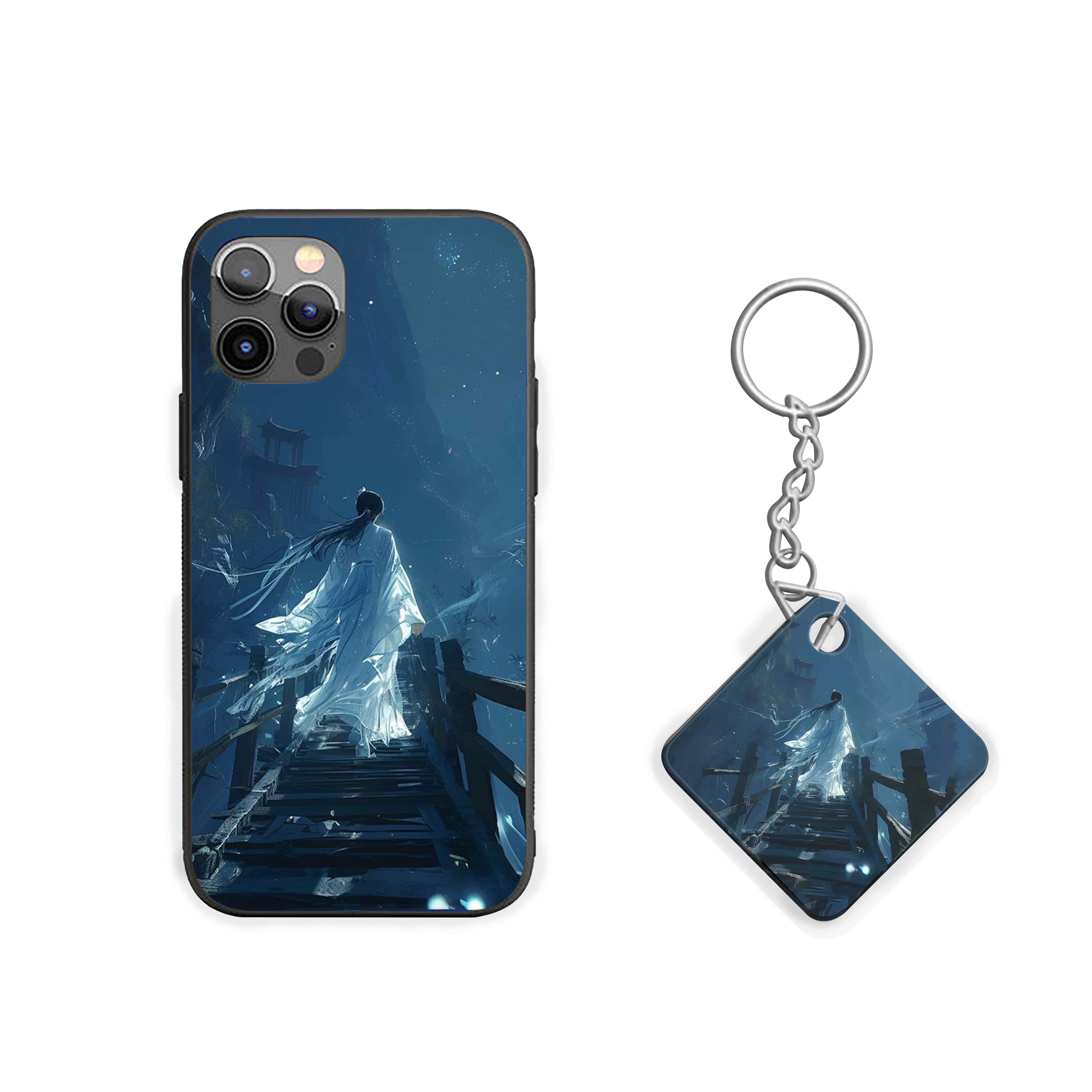 Night At Bridge girls Silicone Armored Phone Case