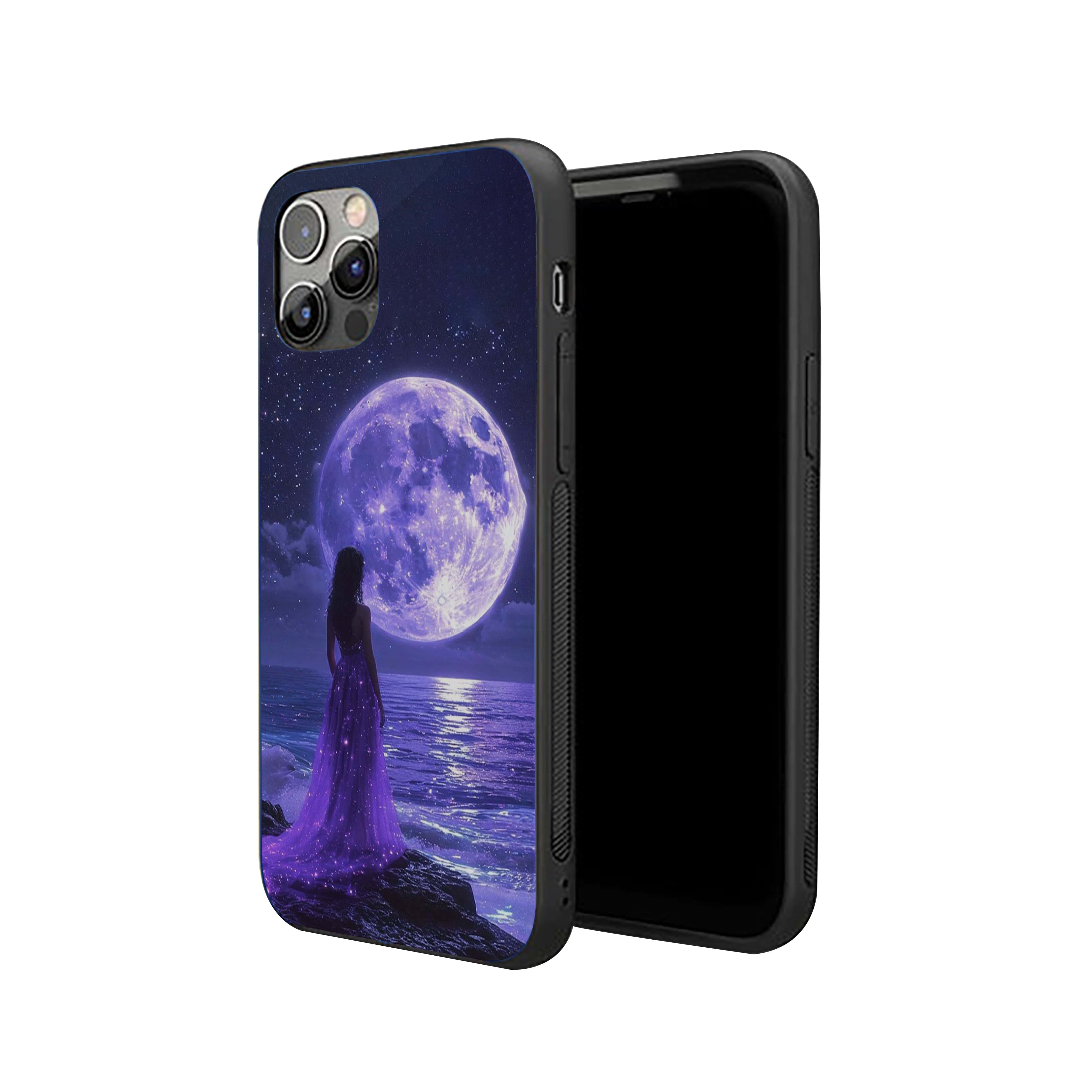 Moon Light Girls Silicone Armored Phone Case