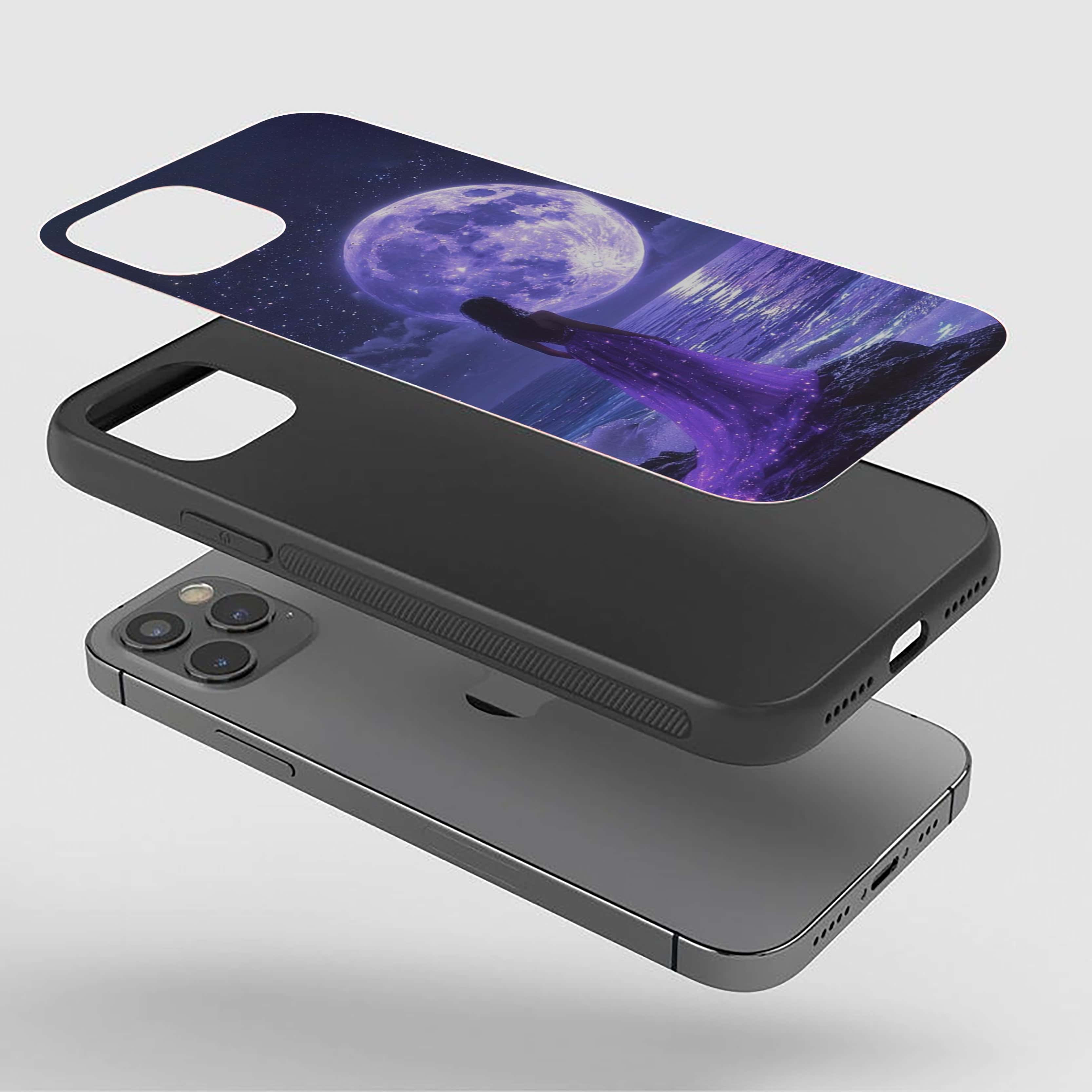 Moon Light Girls Silicone Armored Phone Case