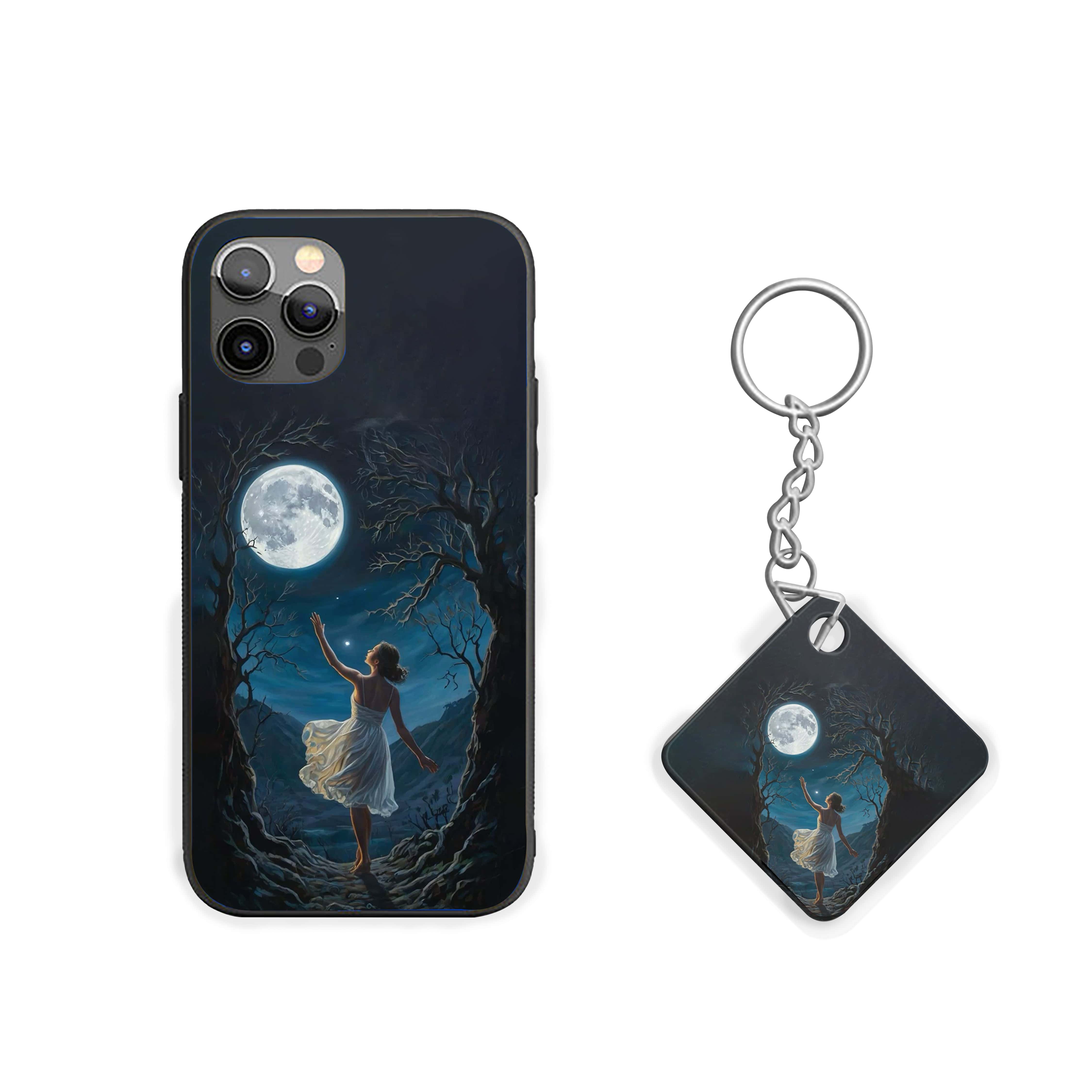 Moon Theme Romantic Girls Silicone Armored Phone Case