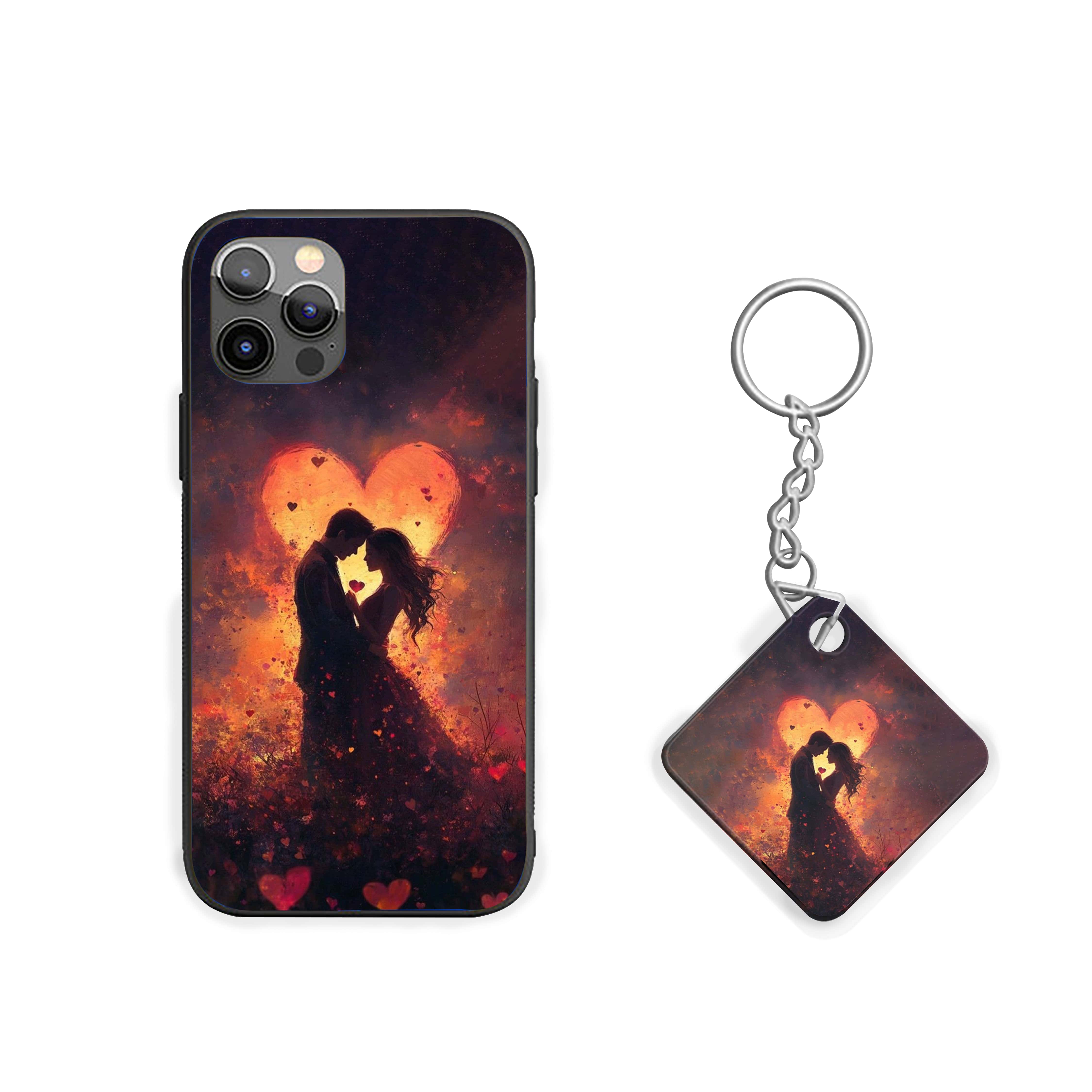 Couple At Moon Light Girls Silicone Armored Phone Case