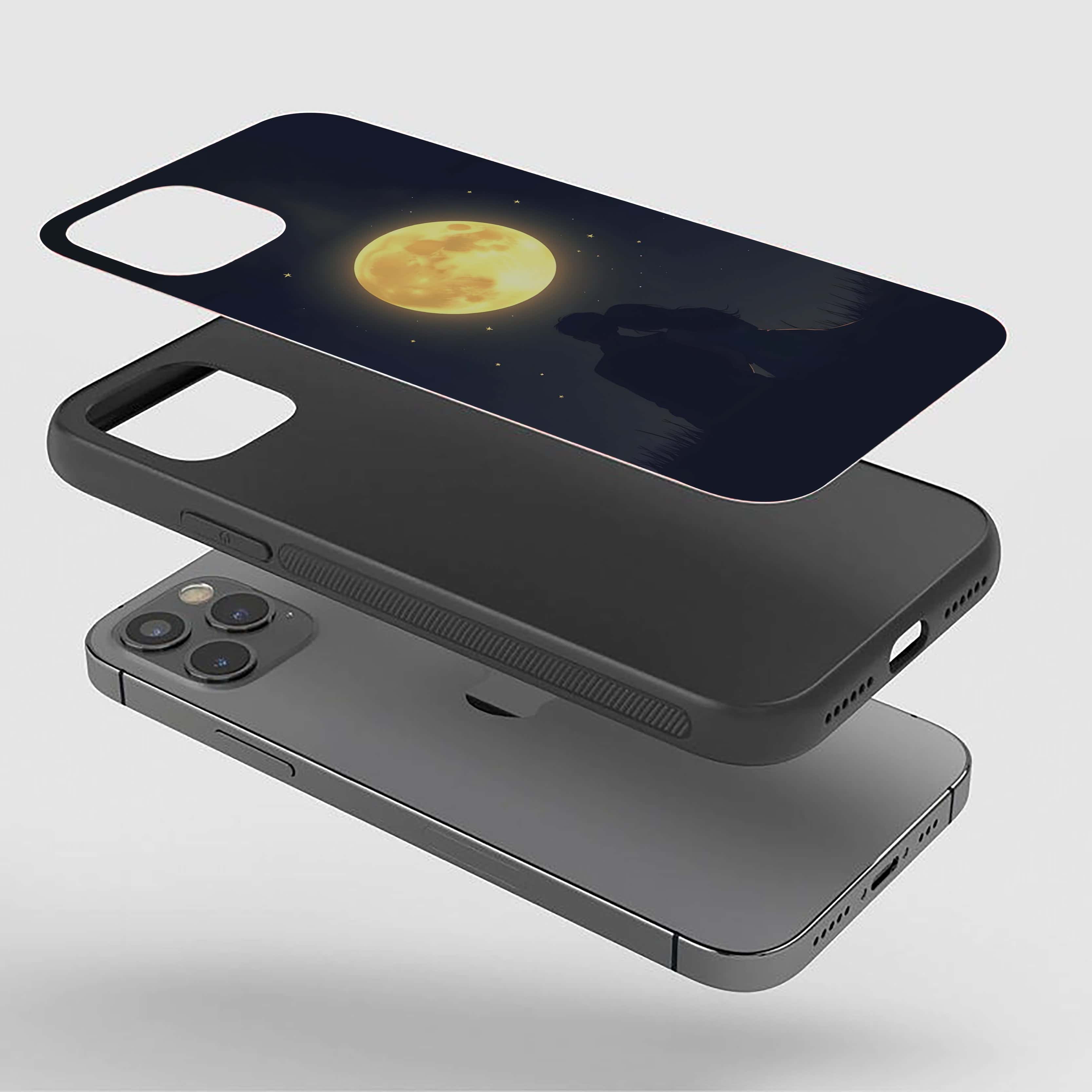 Moon Light Couple Girls Silicone Armored Phone Case