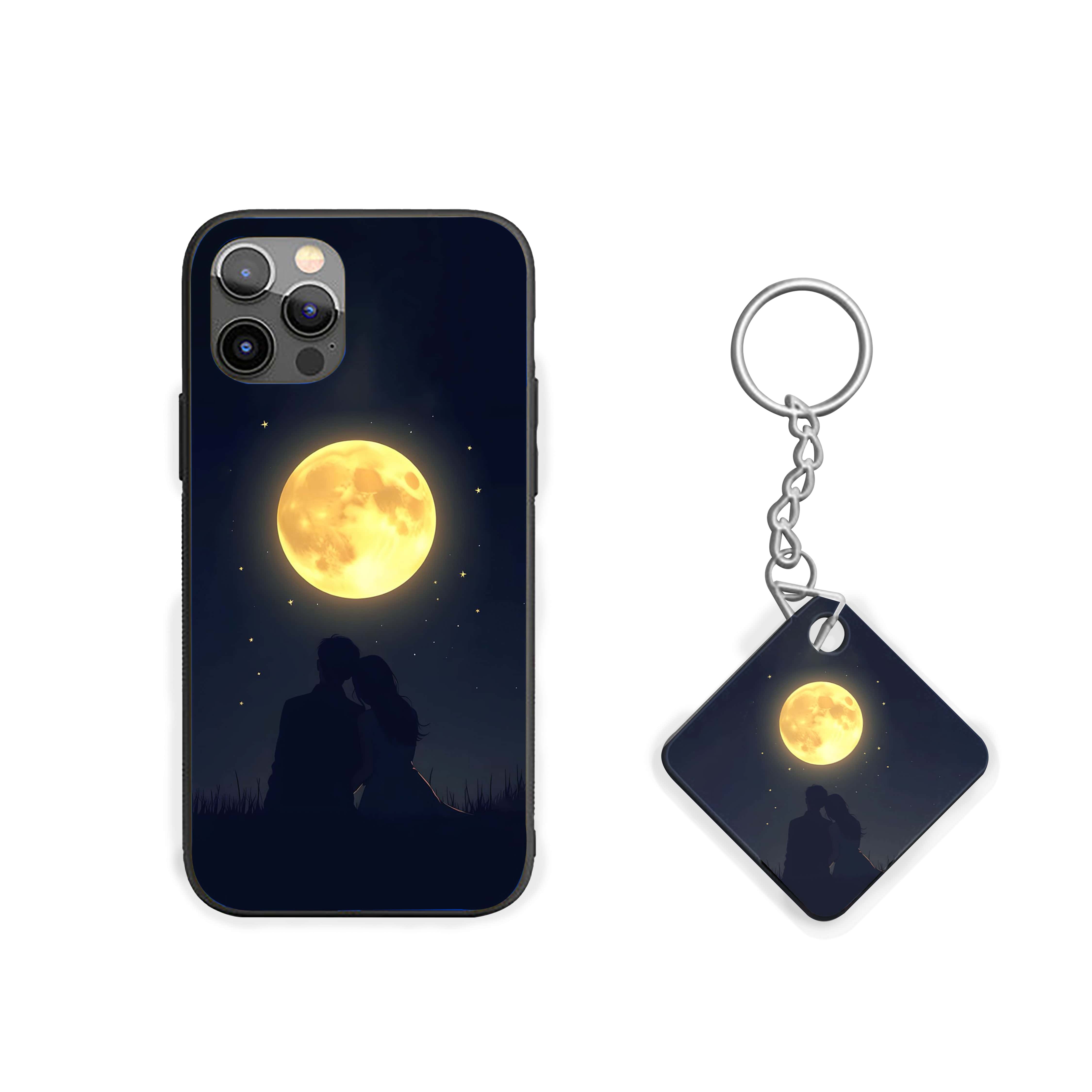 Moon Light Couple Girls Silicone Armored Phone Case