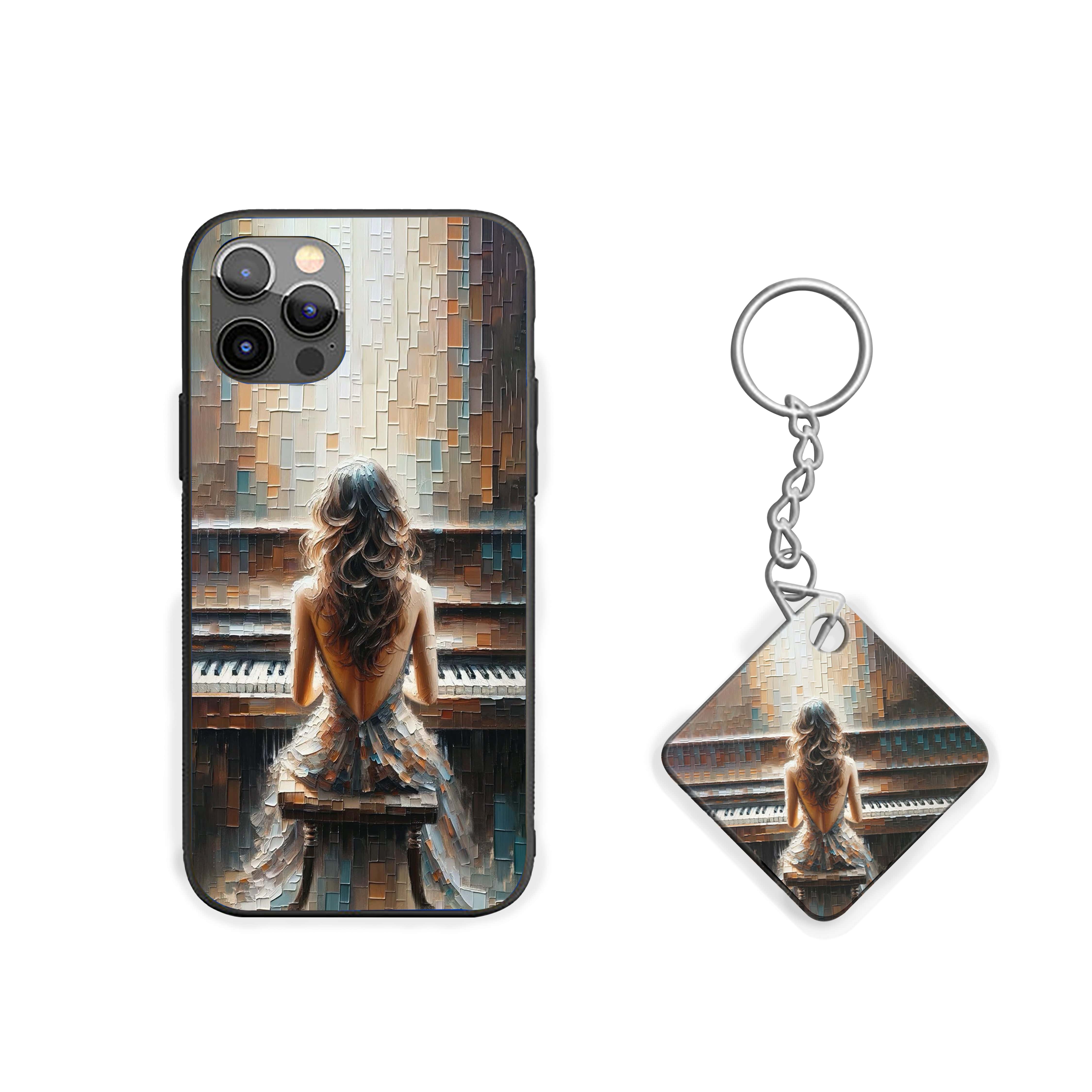 Piano Girl Silicone Armored Phone Case
