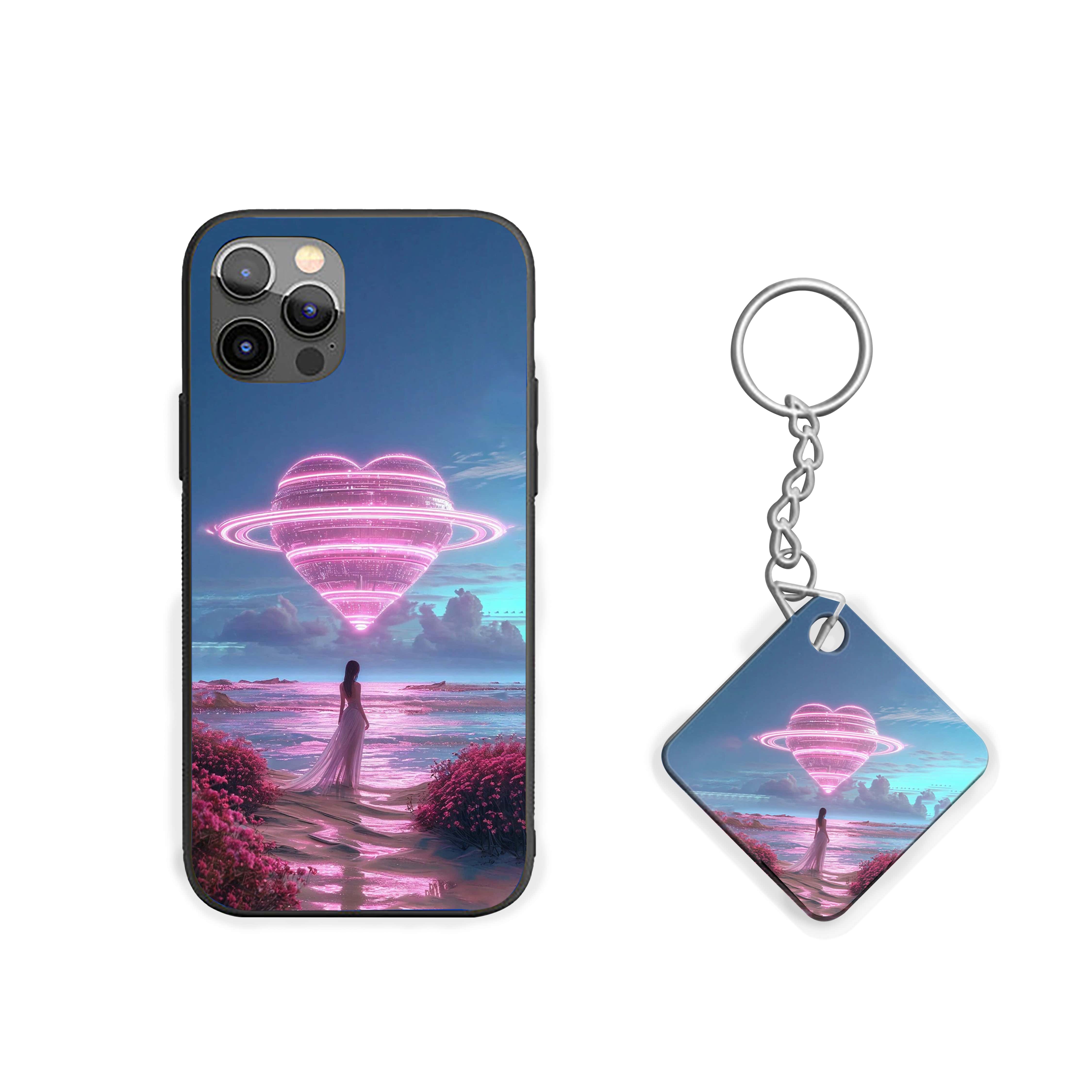 Girl At Beach Love Theme Silicone Armored Phone Case