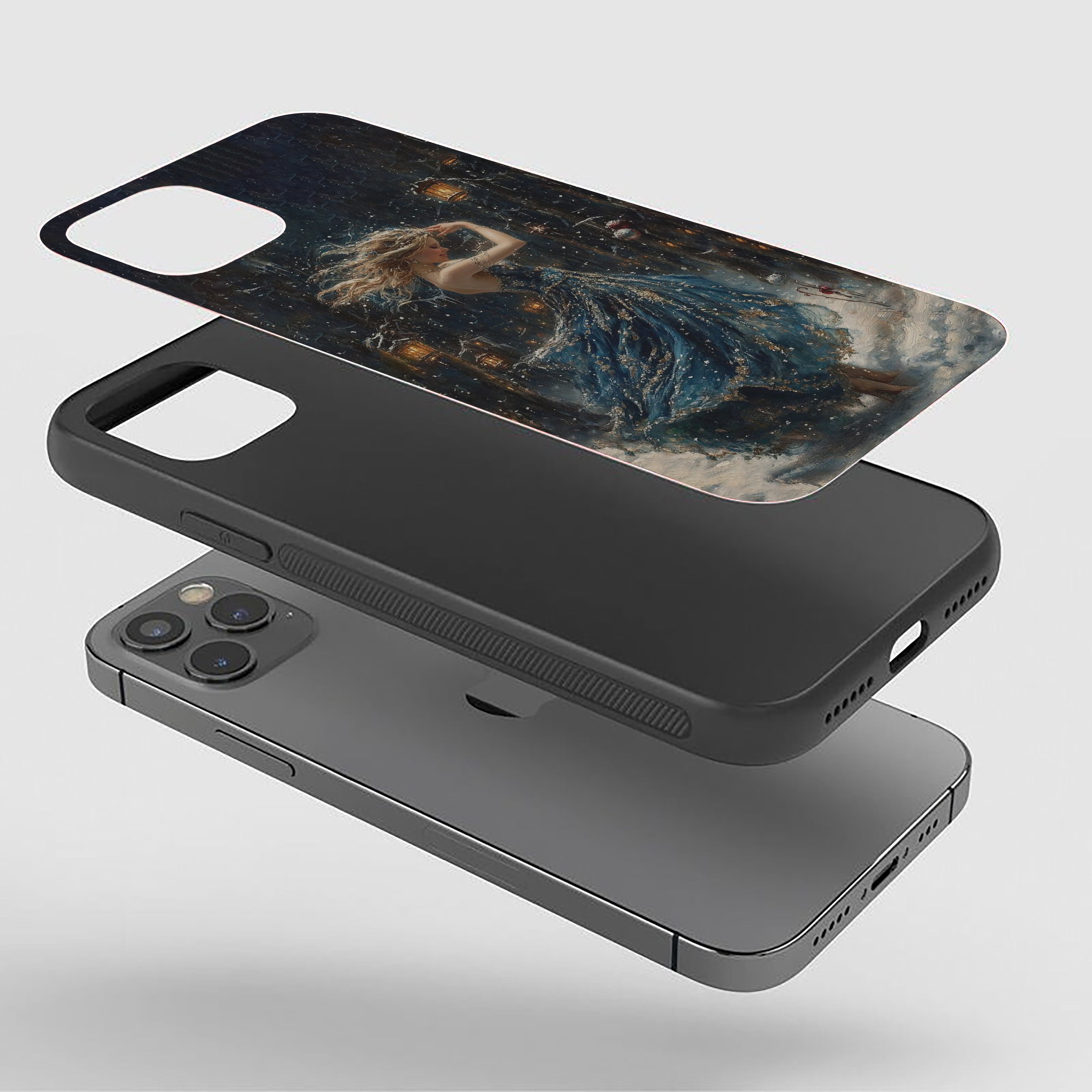 Enchanted Winter Waltz Girls Silicone Armored Phone Case