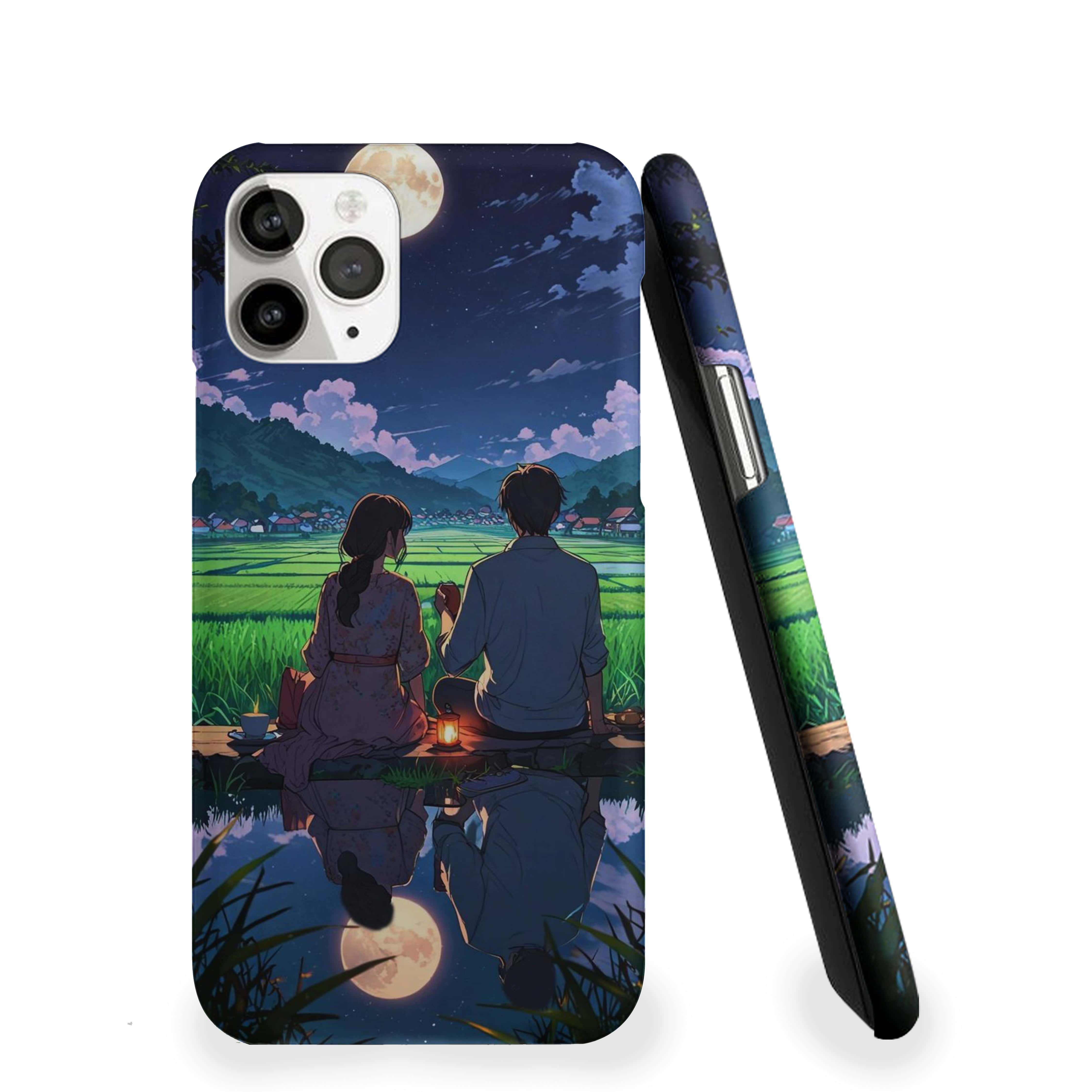 Couple With Lamp Girls Phone Cover