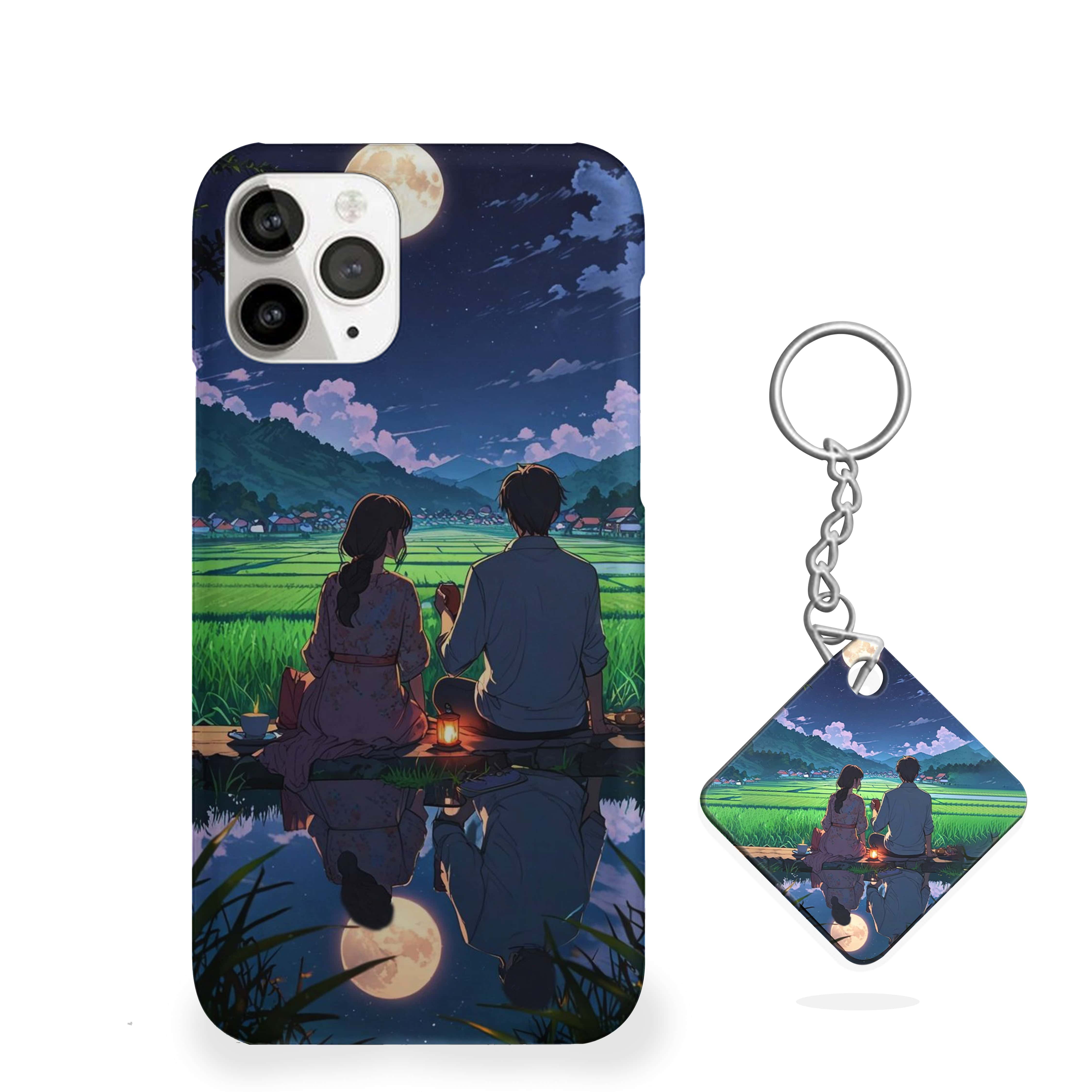 Couple With Lamp Girls Phone Cover