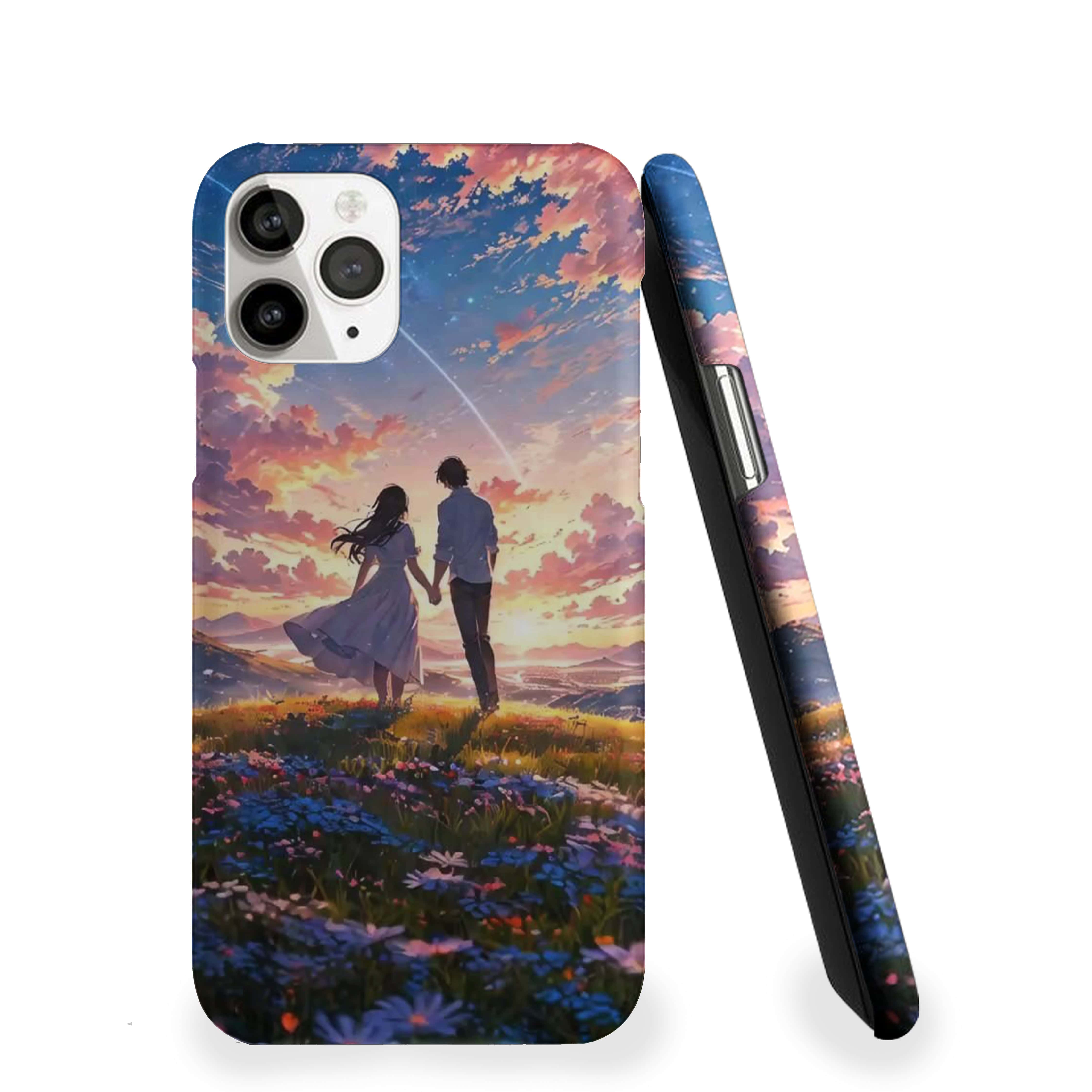Couples At Beautiful Place Girls Phone Cover