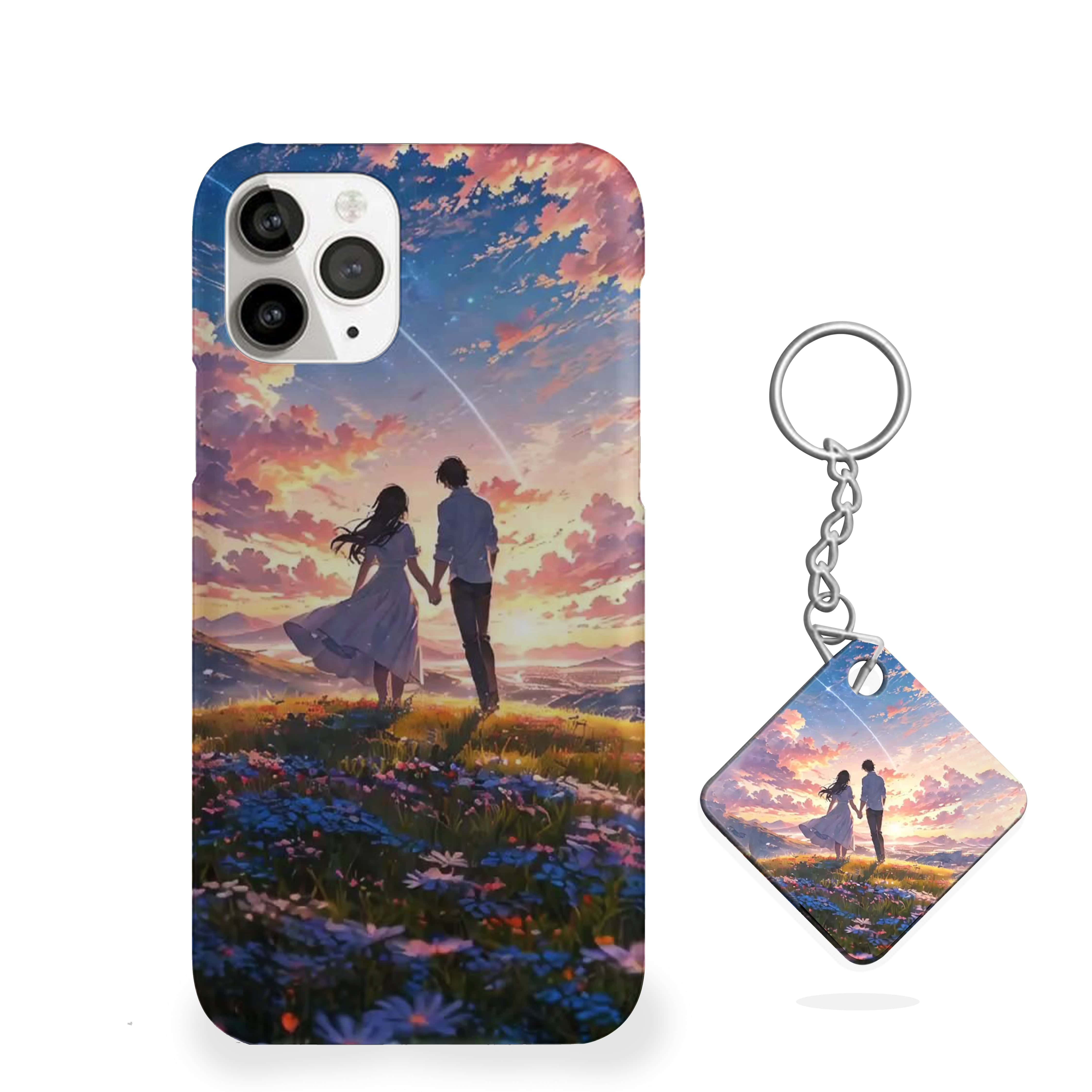 Couples At Beautiful Place Girls Phone Cover
