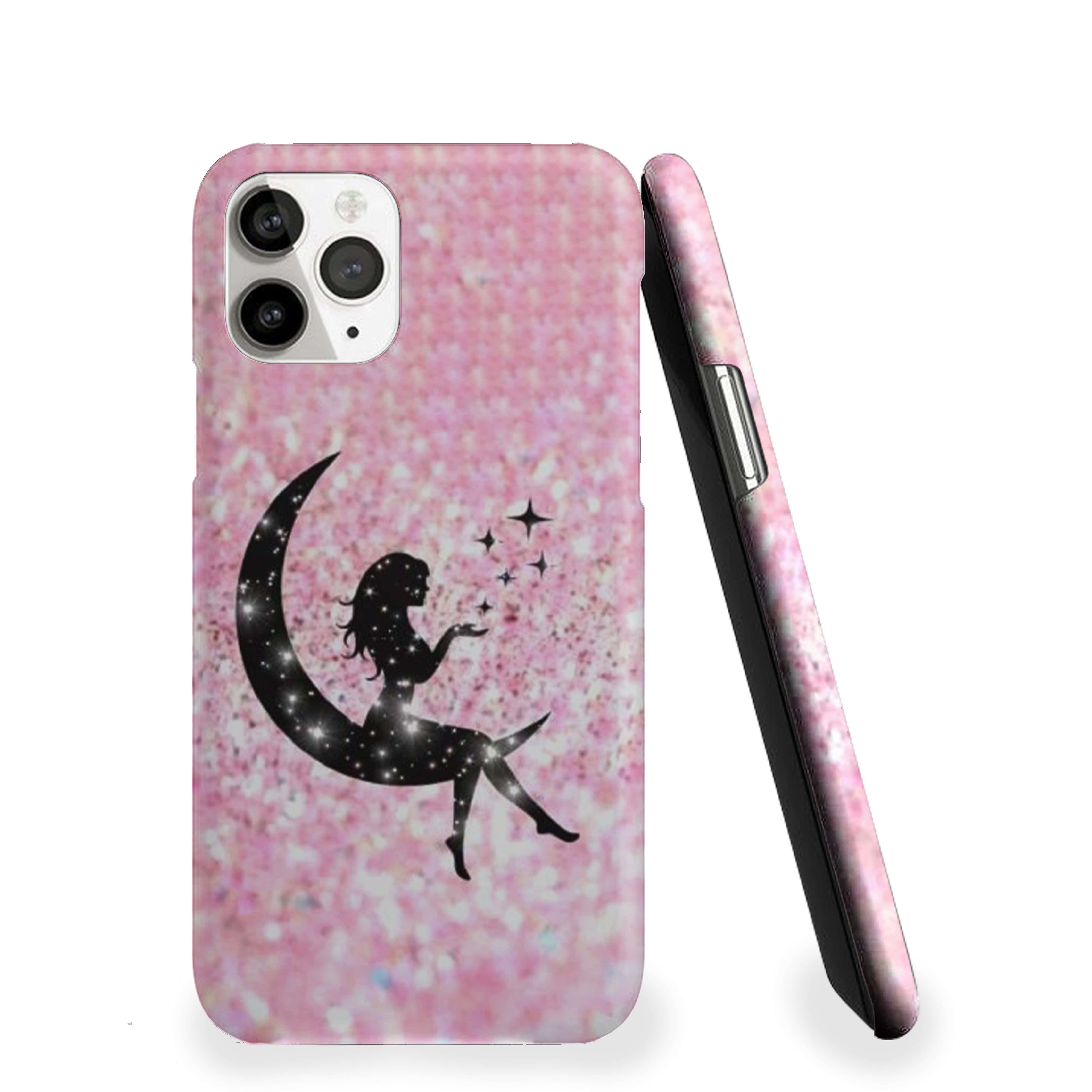Girl At The Moon Phone Cover