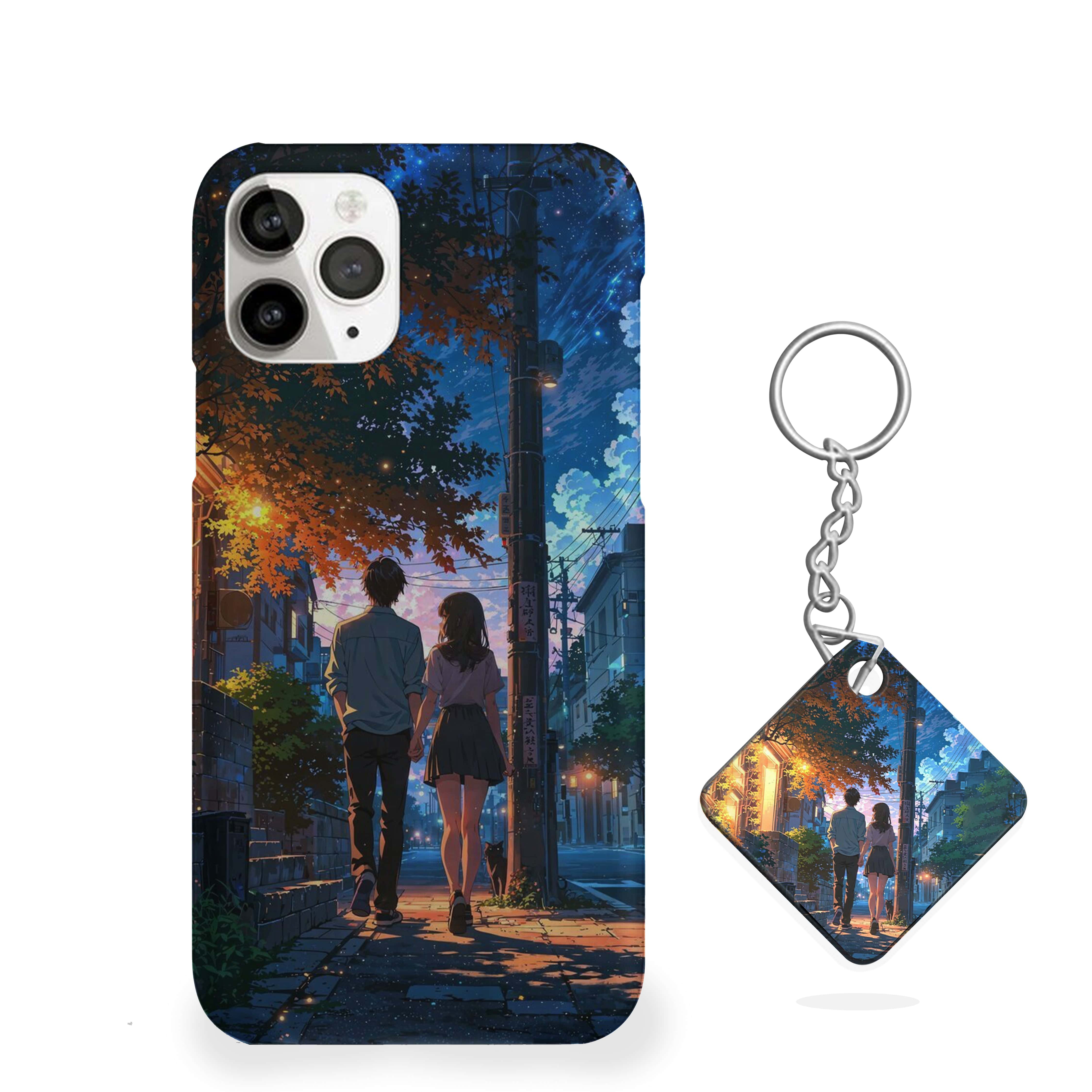 Walking Couple Girls Phone Cover
