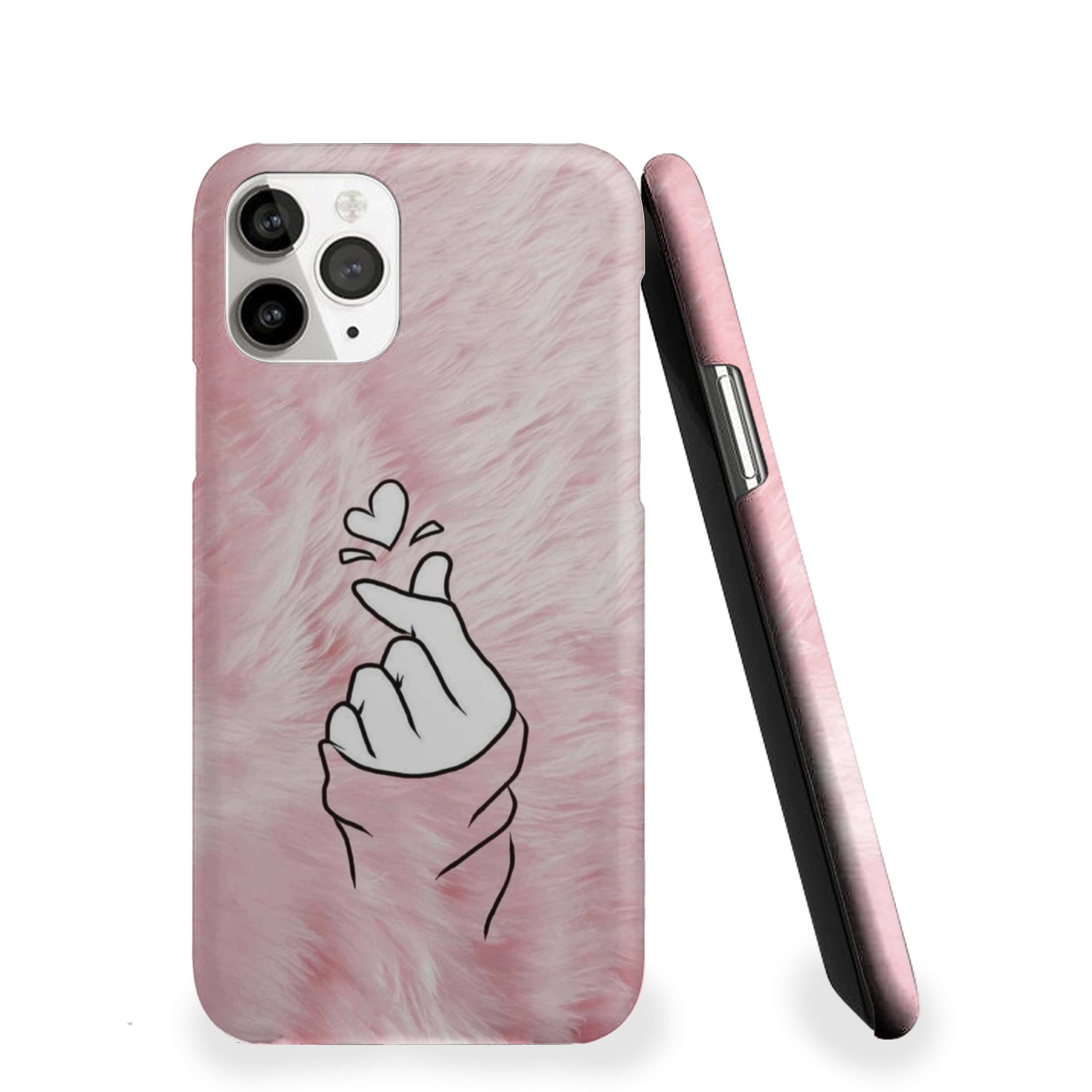 Heart Picking Love Theme Girls Phone Cover