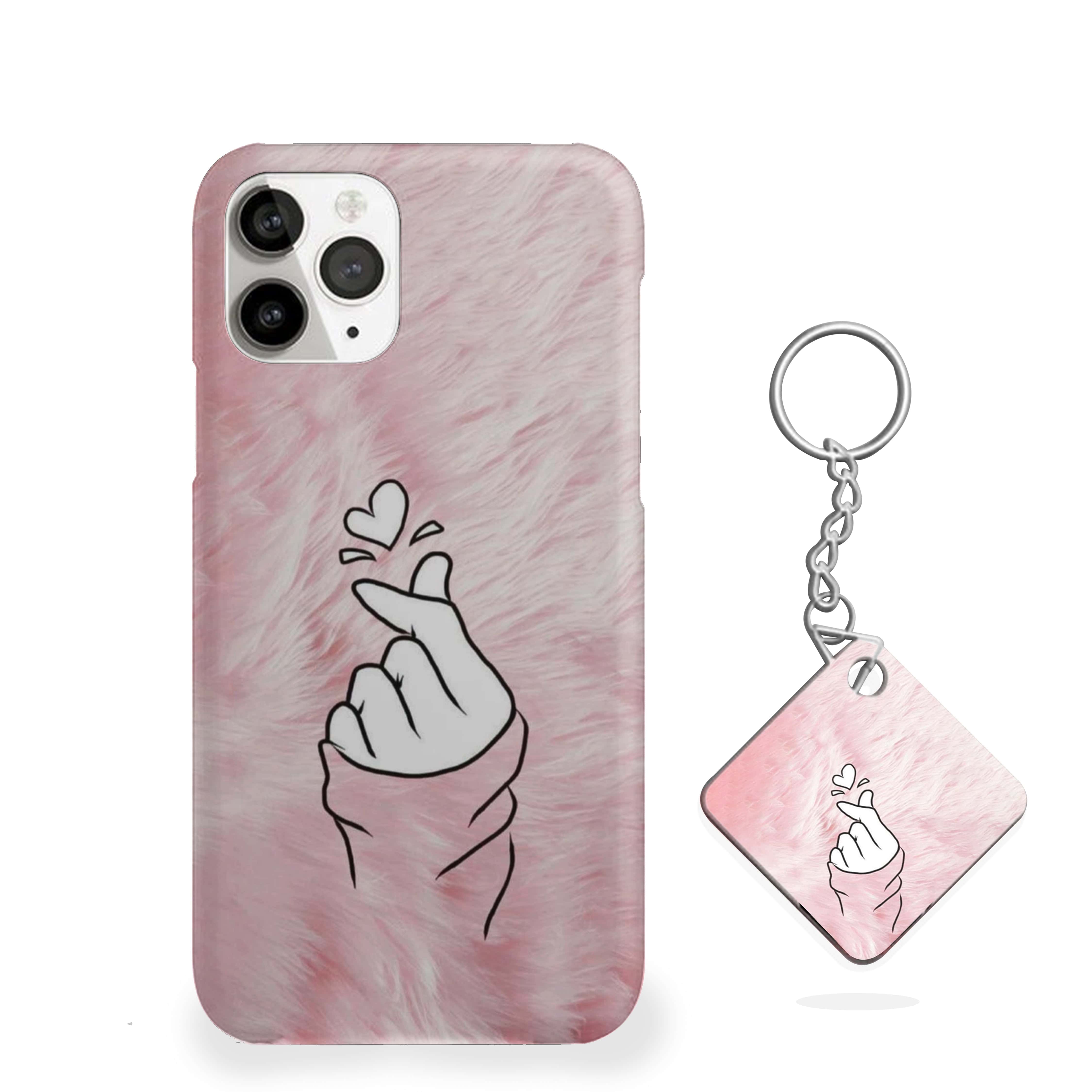 Heart Picking Love Theme Girls Phone Cover