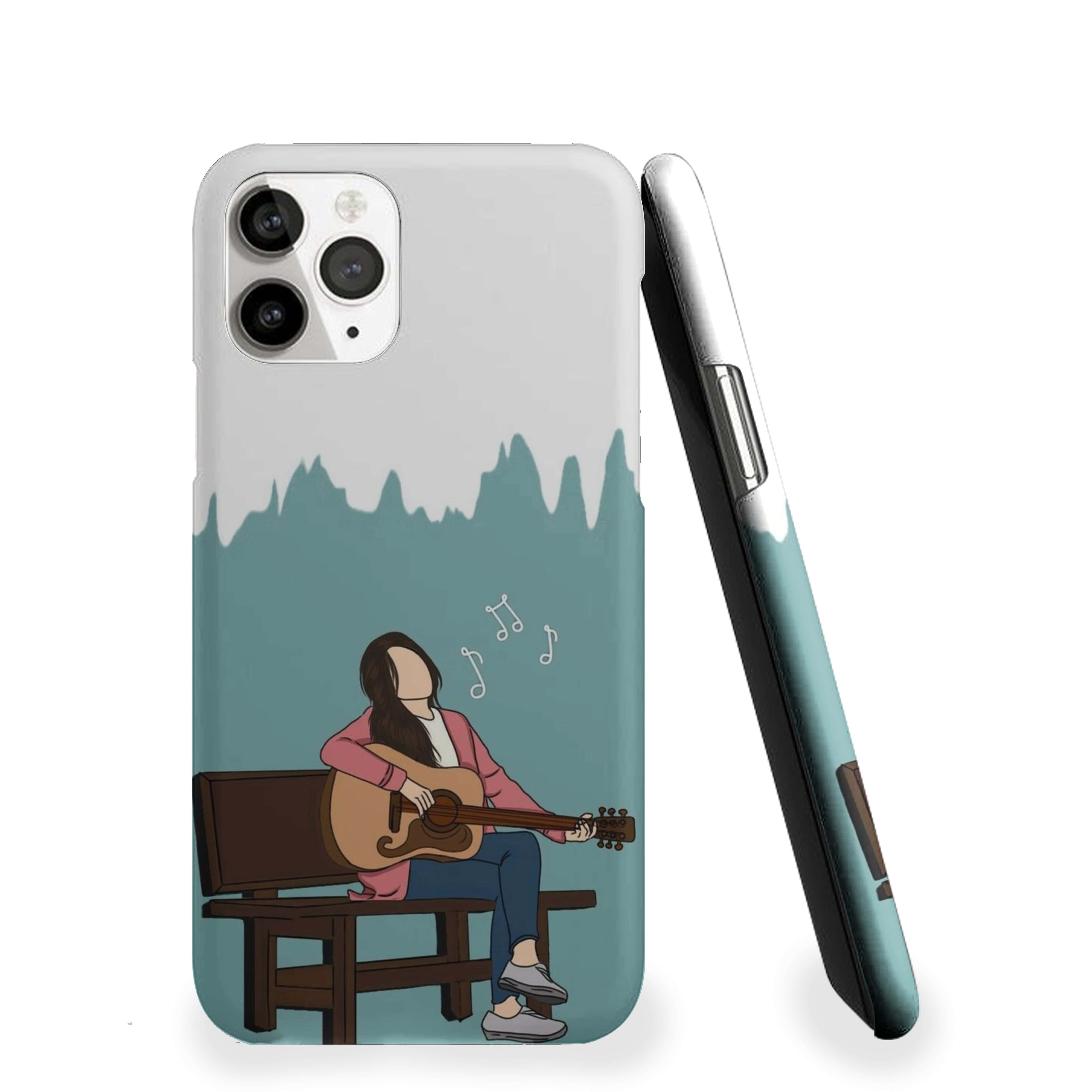 Guitar Girl Girls Phone Cover