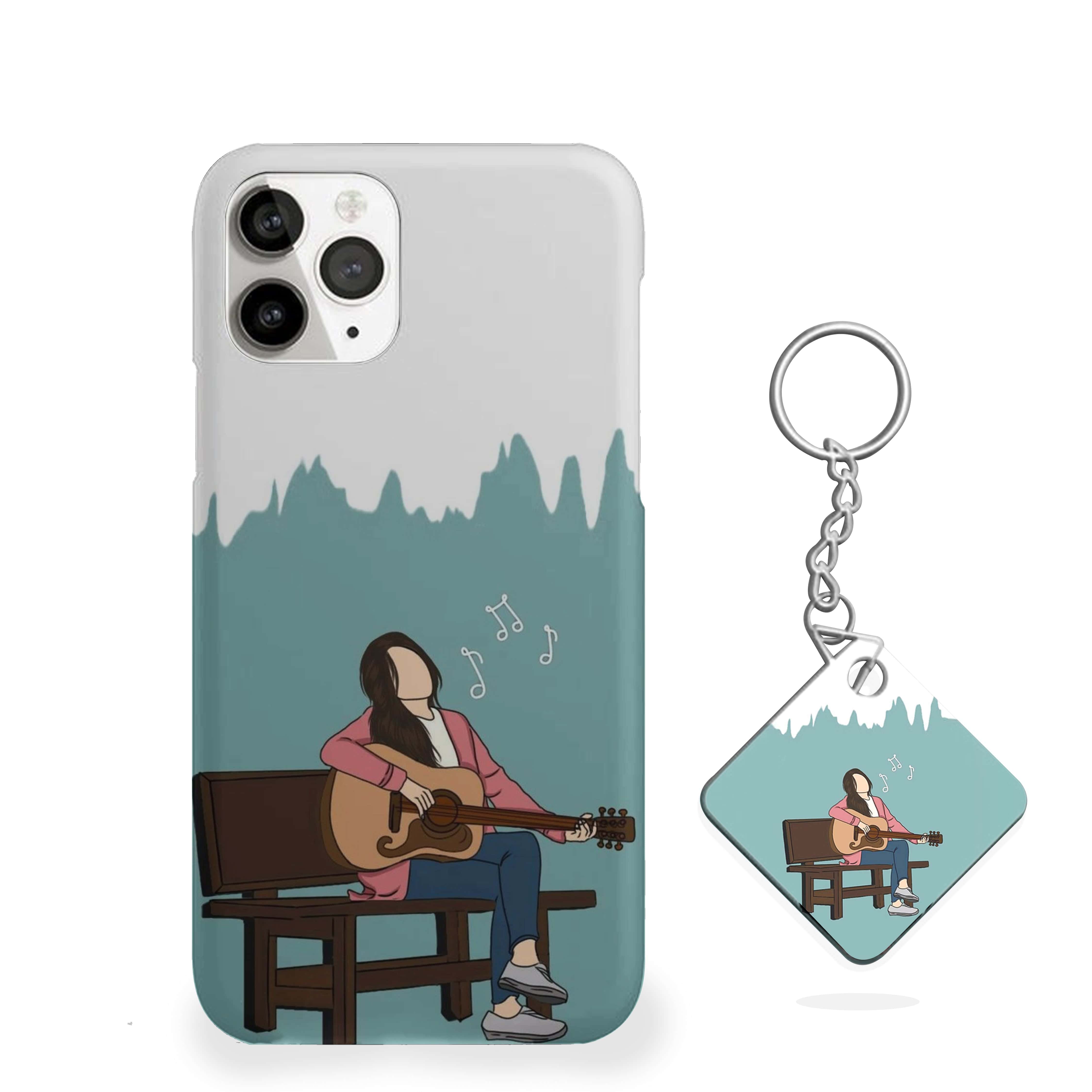 Guitar Girl Girls Phone Cover