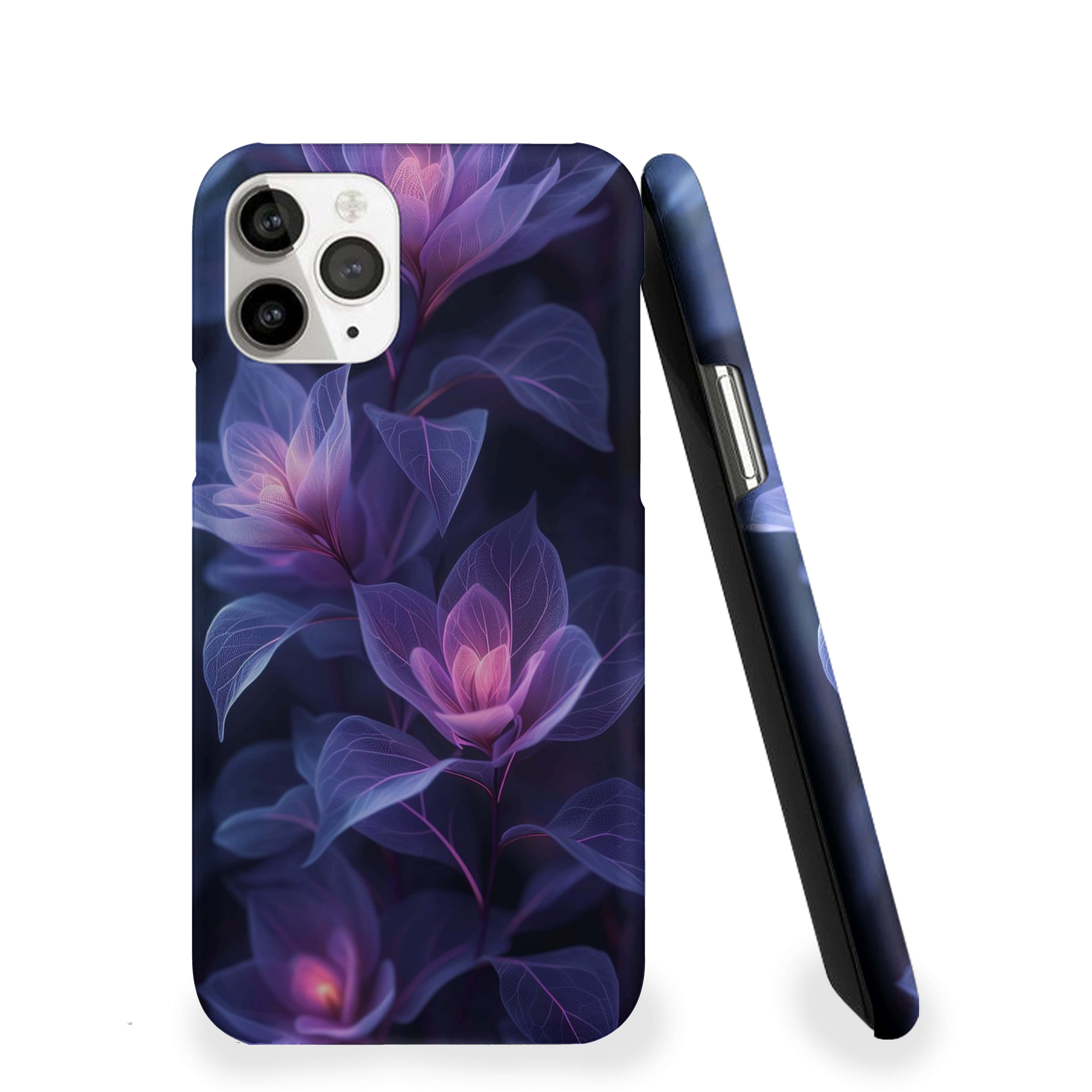 purple and pink flowers Girls Phone Cover