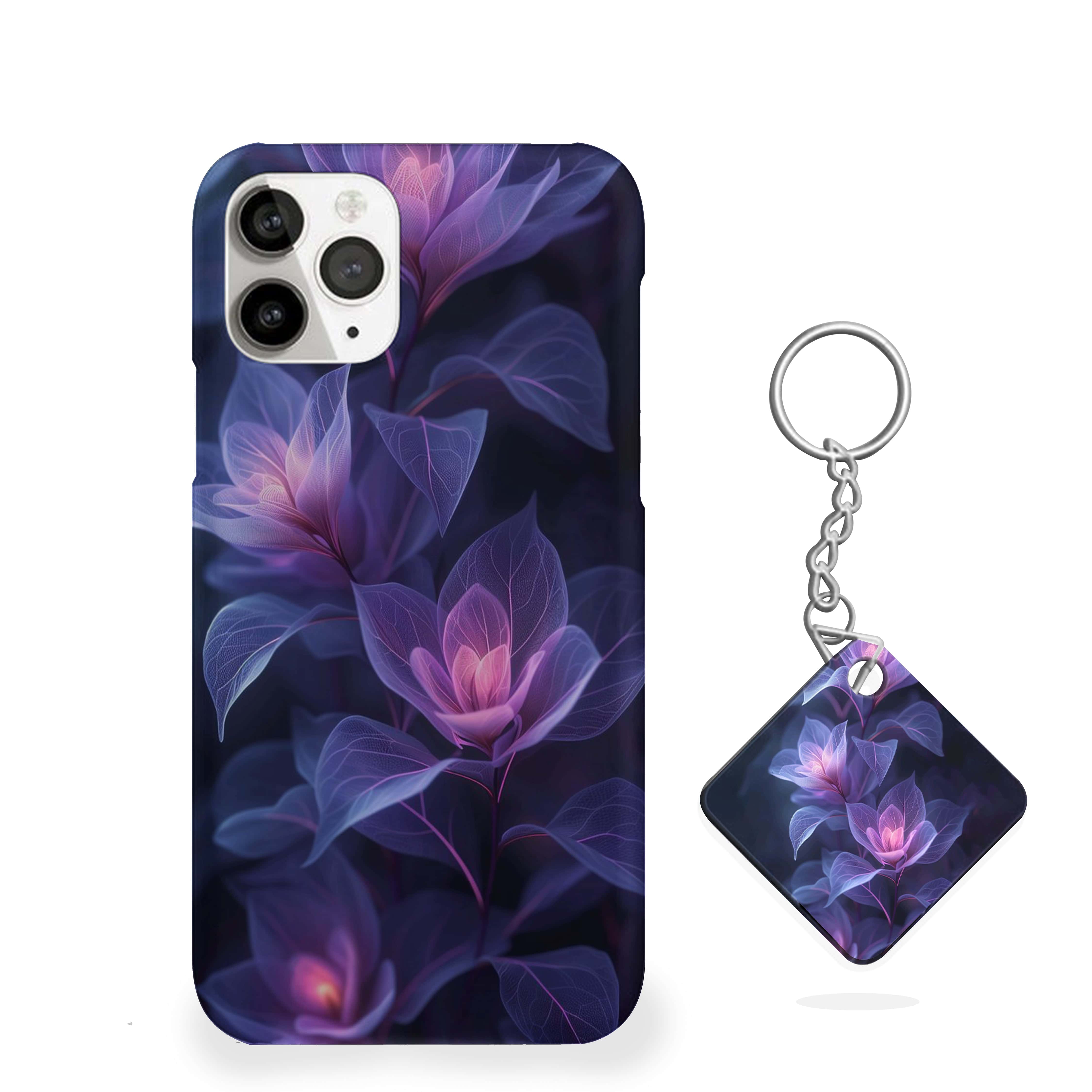 purple and pink flowers Girls Phone Cover