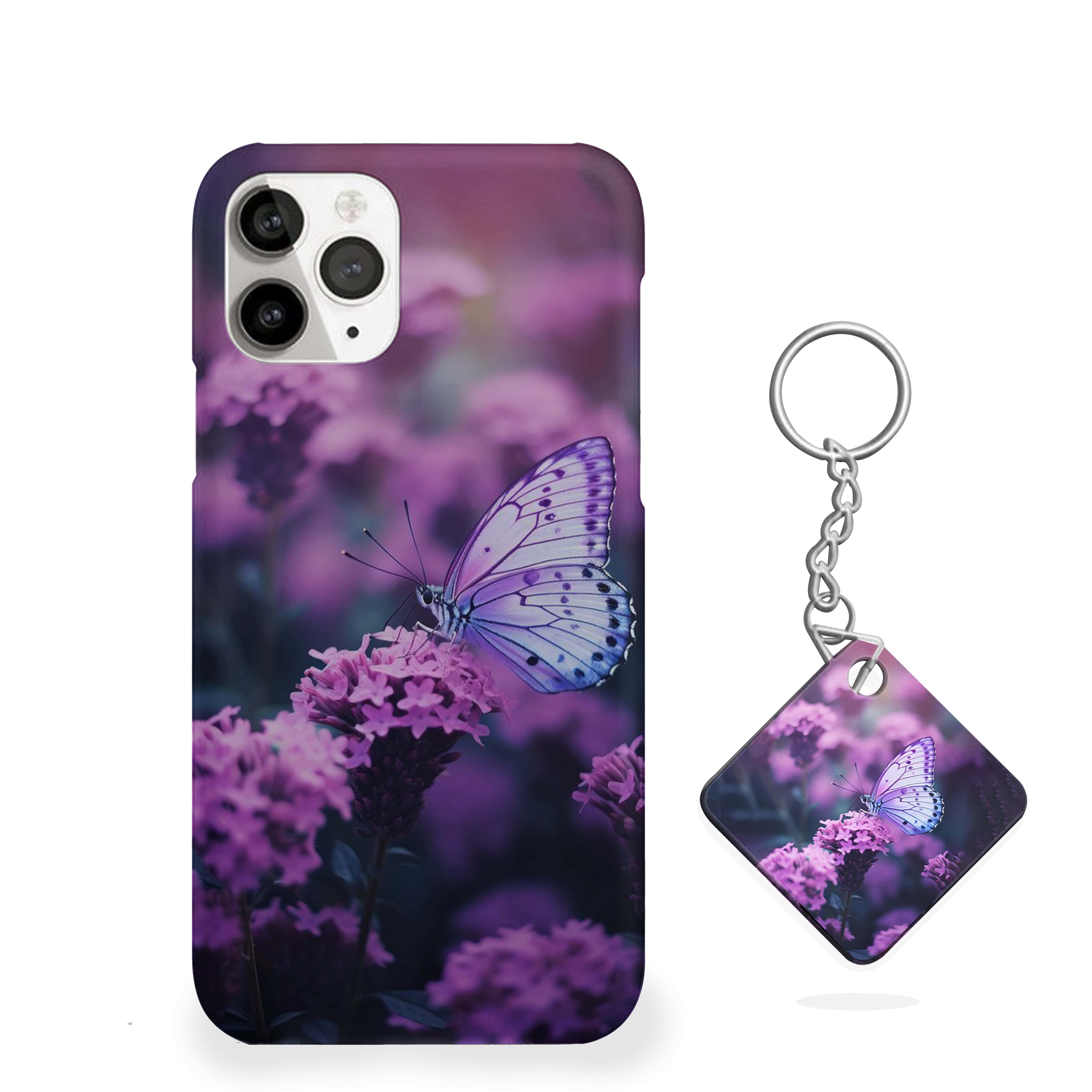 Butterfly On Flower Girls Phone Cover
