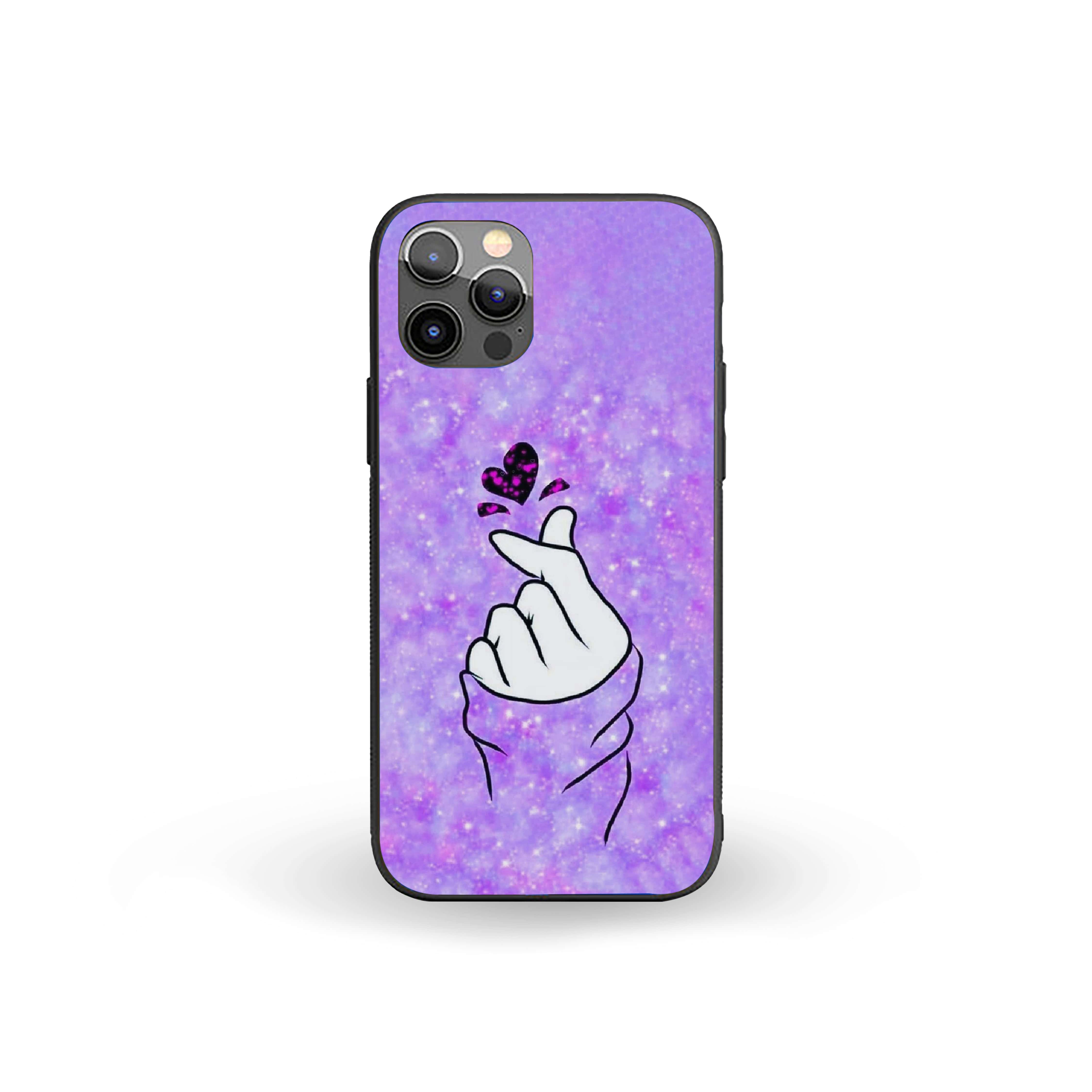 Picking Heart Girls Silicone Armored Phone Case
