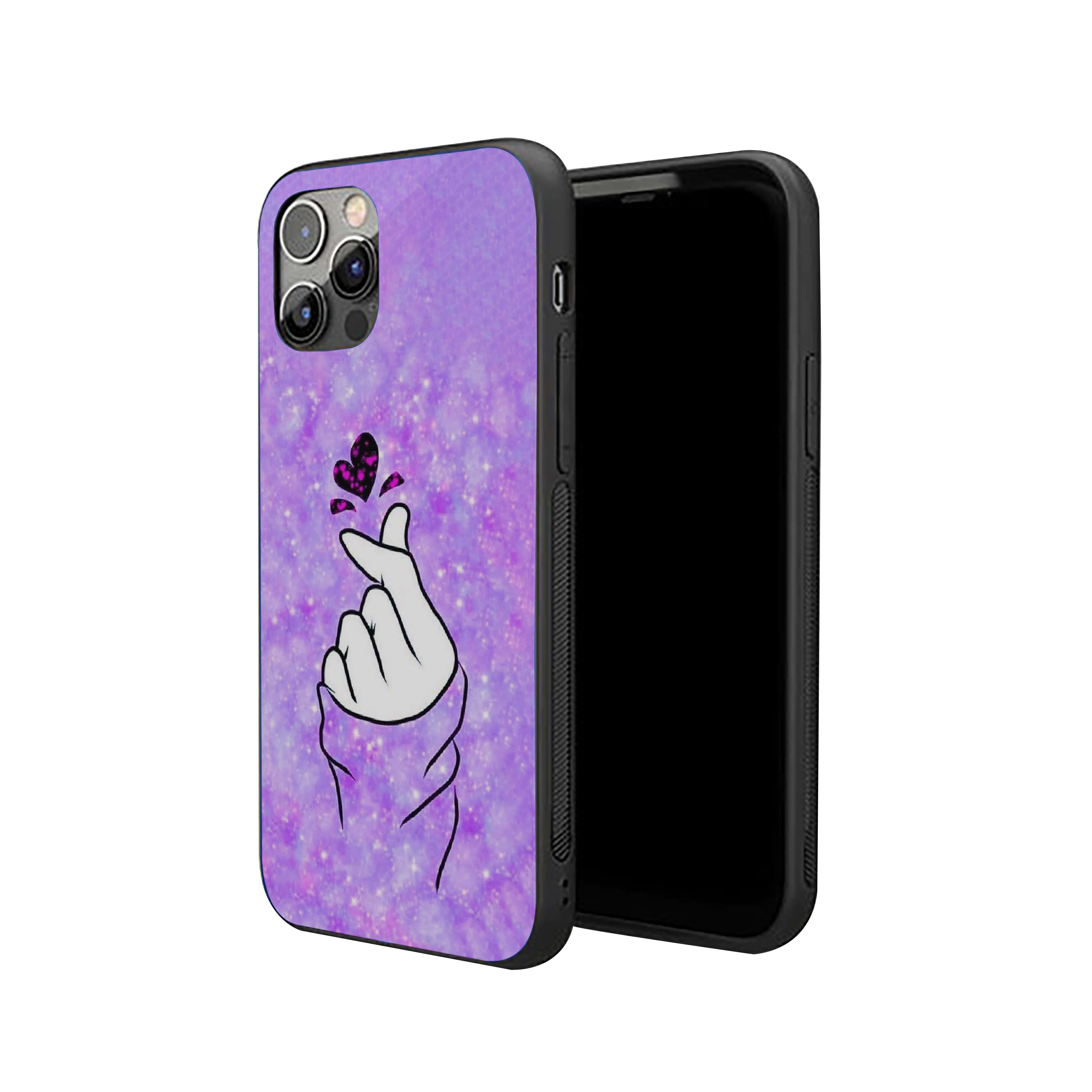 Picking Heart Girls Silicone Armored Phone Case