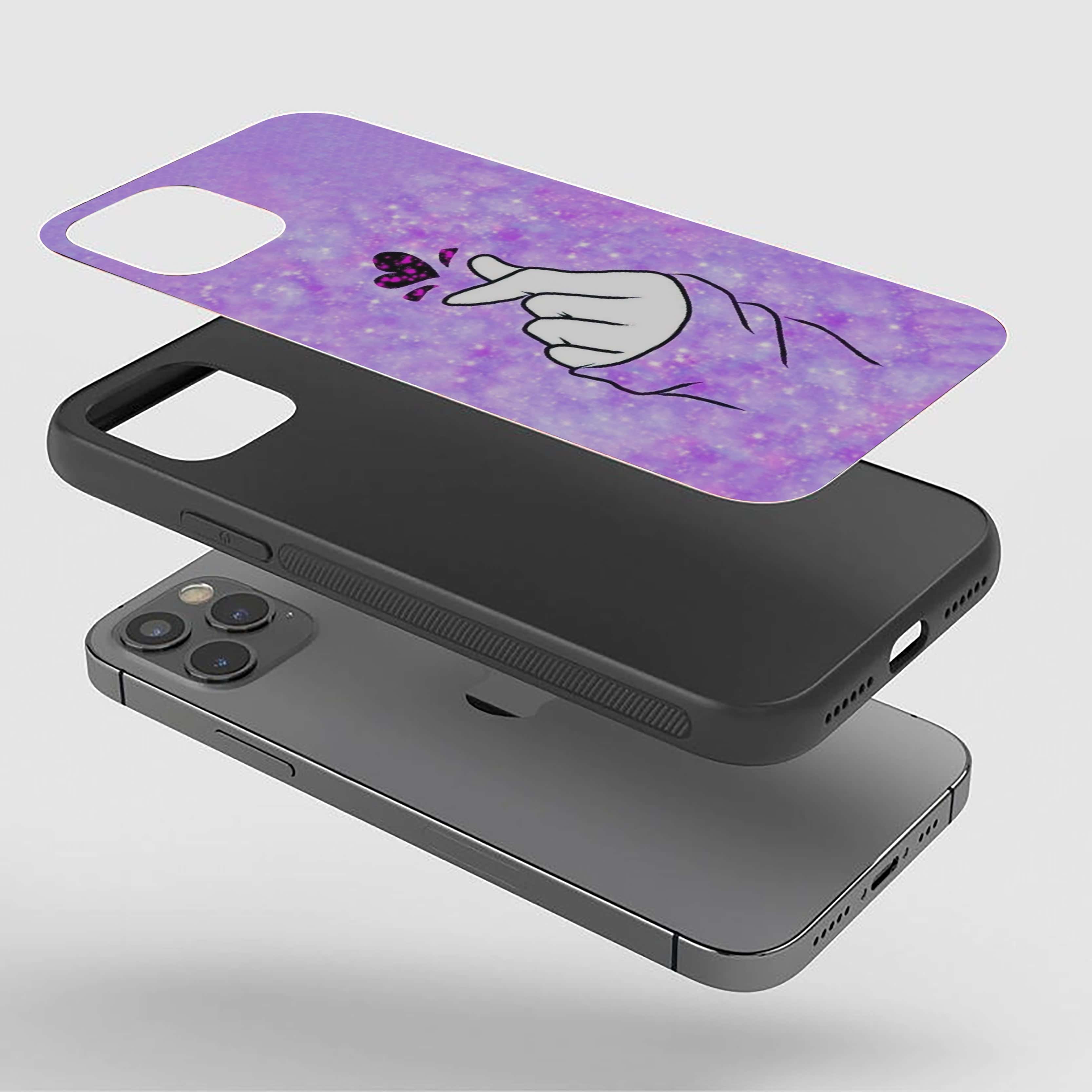 Picking Heart Girls Silicone Armored Phone Case