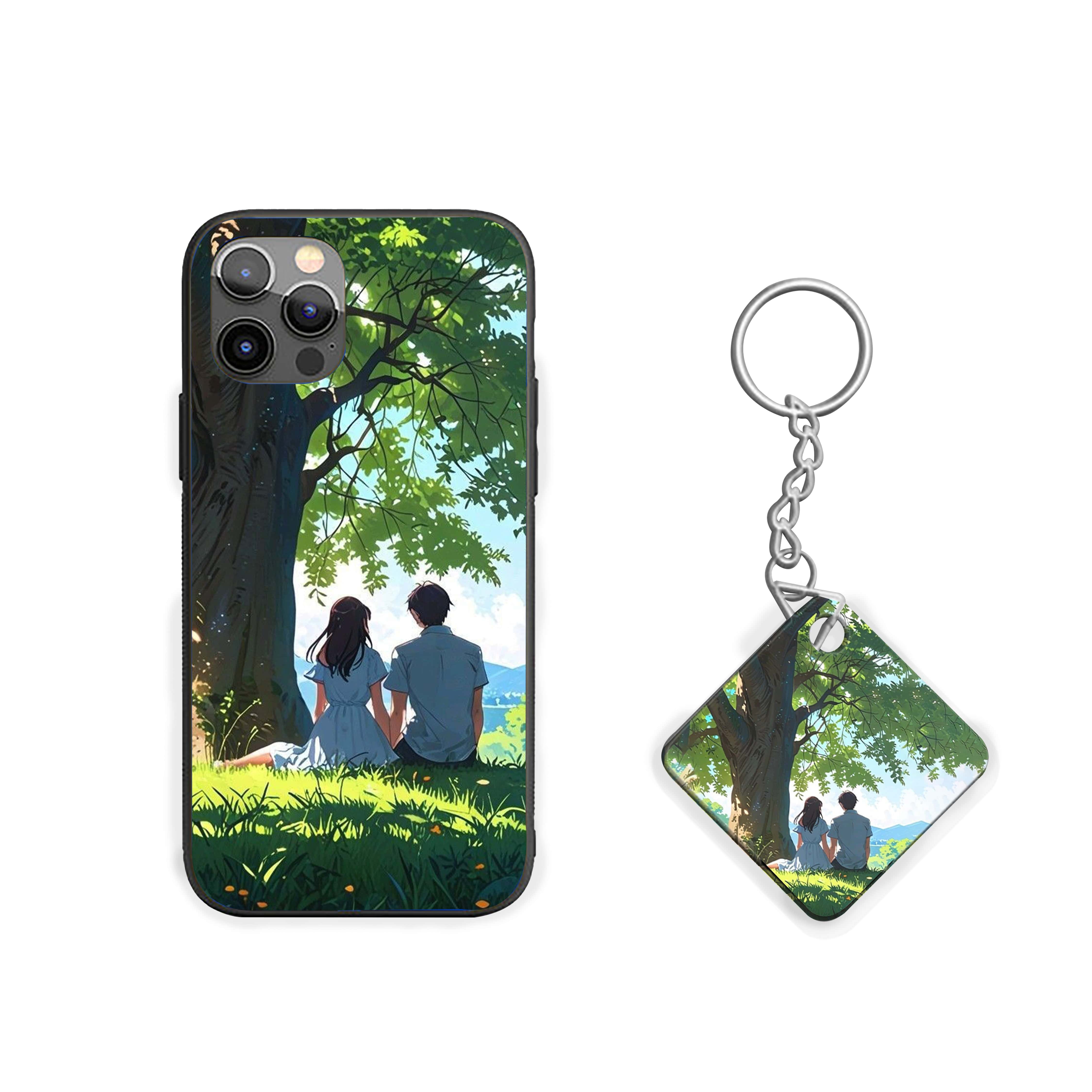 Couples At Tree Shadow Girls Silicone Armored Phone Case