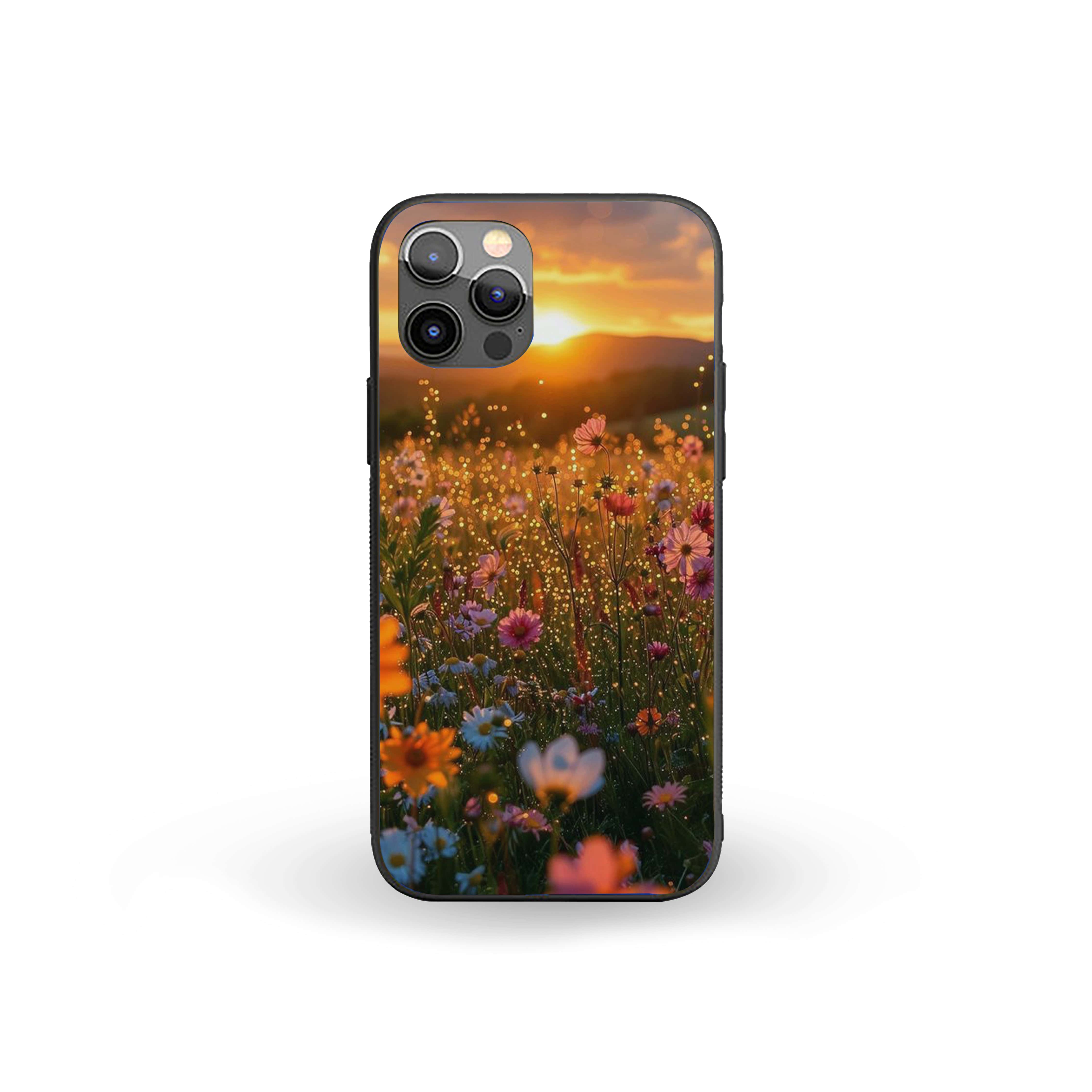 Beautiful Flowers Girls Silicone Armored Phone Case