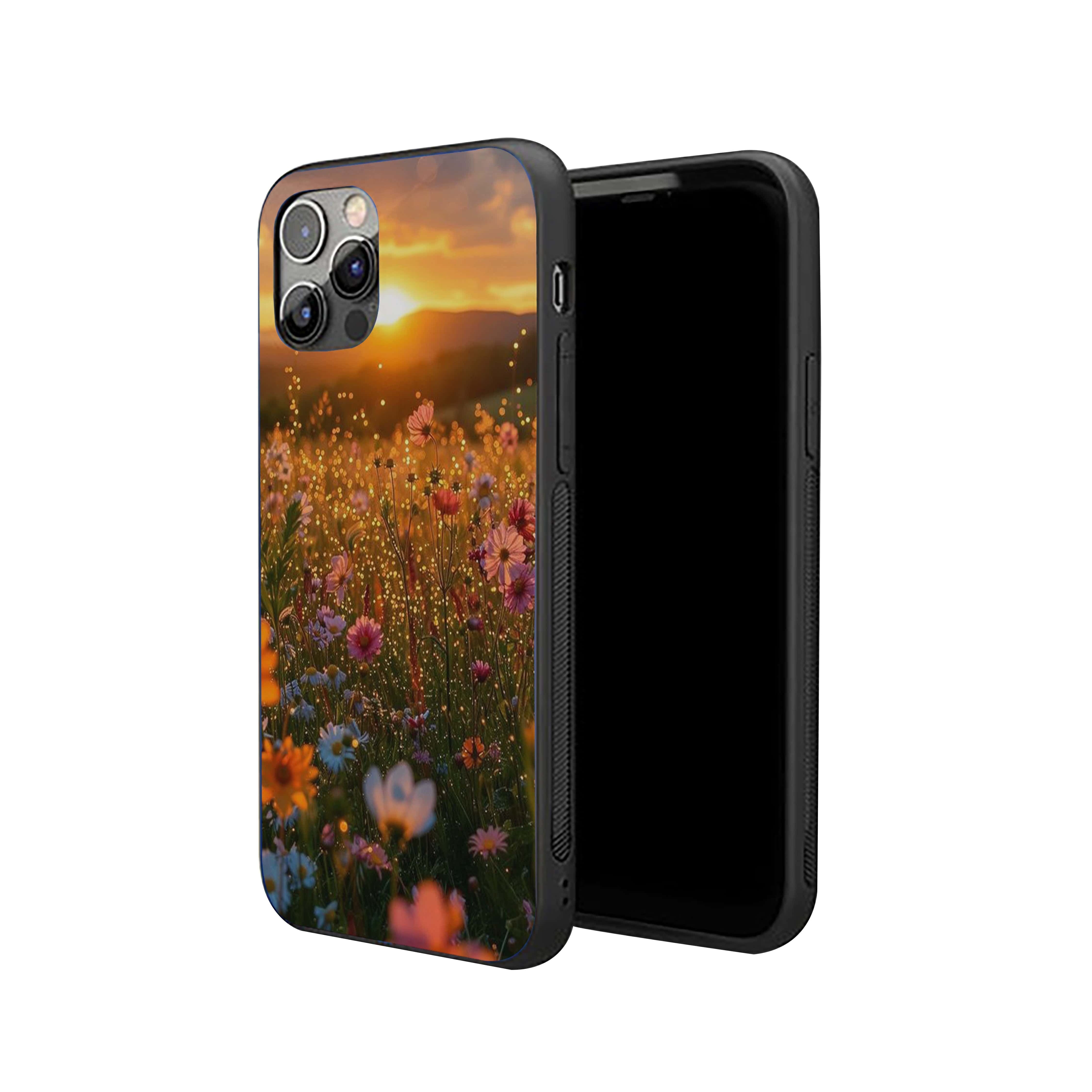 Beautiful Flowers Girls Silicone Armored Phone Case